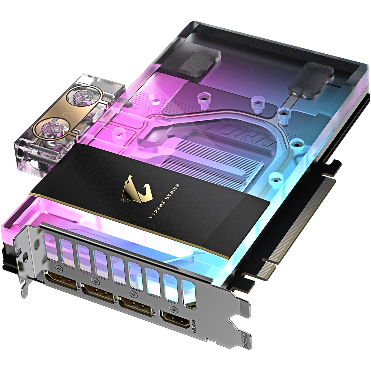 Відеокарта Gigabyte AORUS GeForce RTX 5080 Xtreme WaterForce WB 16G (GV-N5080AORUSX WB-16GD)