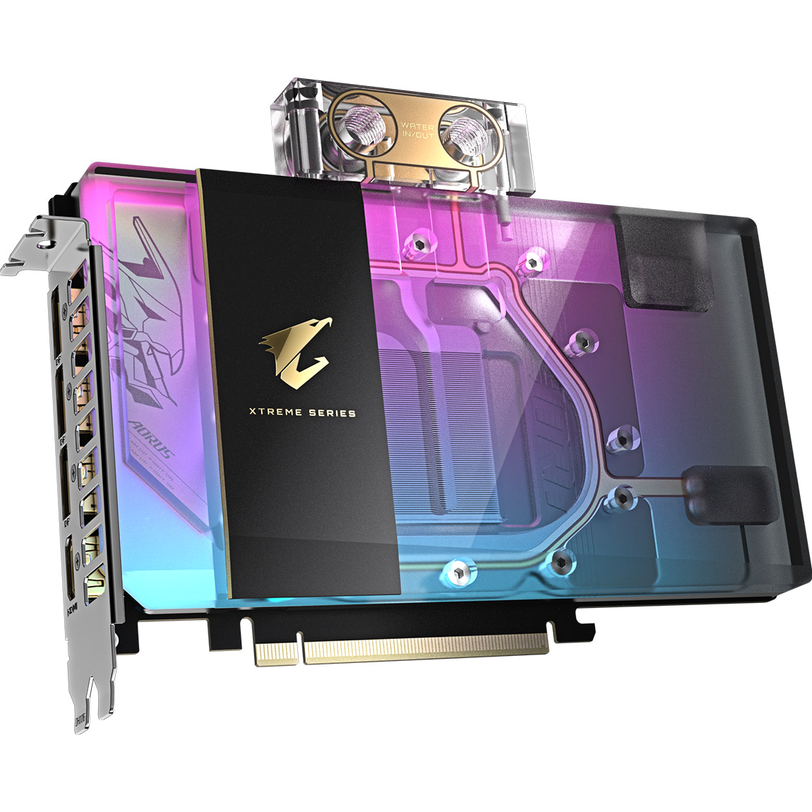 Відеокарта Gigabyte AORUS GeForce RTX 5080 Xtreme WaterForce WB 16G (GV-N5080AORUSX WB-16GD)