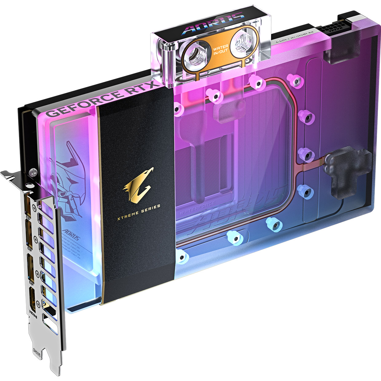 Відеокарта Gigabyte AORUS GeForce RTX 5090 Xtreme WaterForce WB 32G (GV-N5090AORUSX WB-32GD)