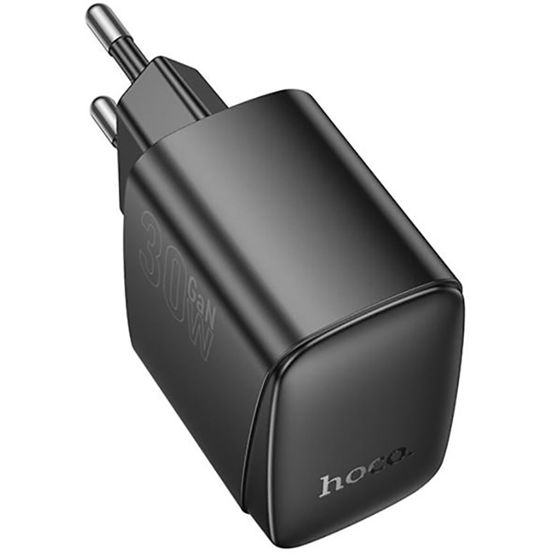 Зарядний пристрій HOCO CS61A Bright 1xUSB-A, 1xUSB-C, PD30W, QC3.0 Black (6942007638425)
