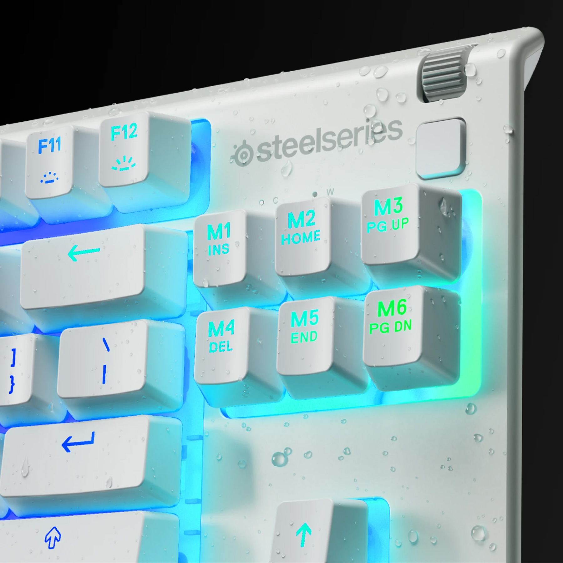Клавіатура STEELSERIES Apex 3 TKL UA White (64819)