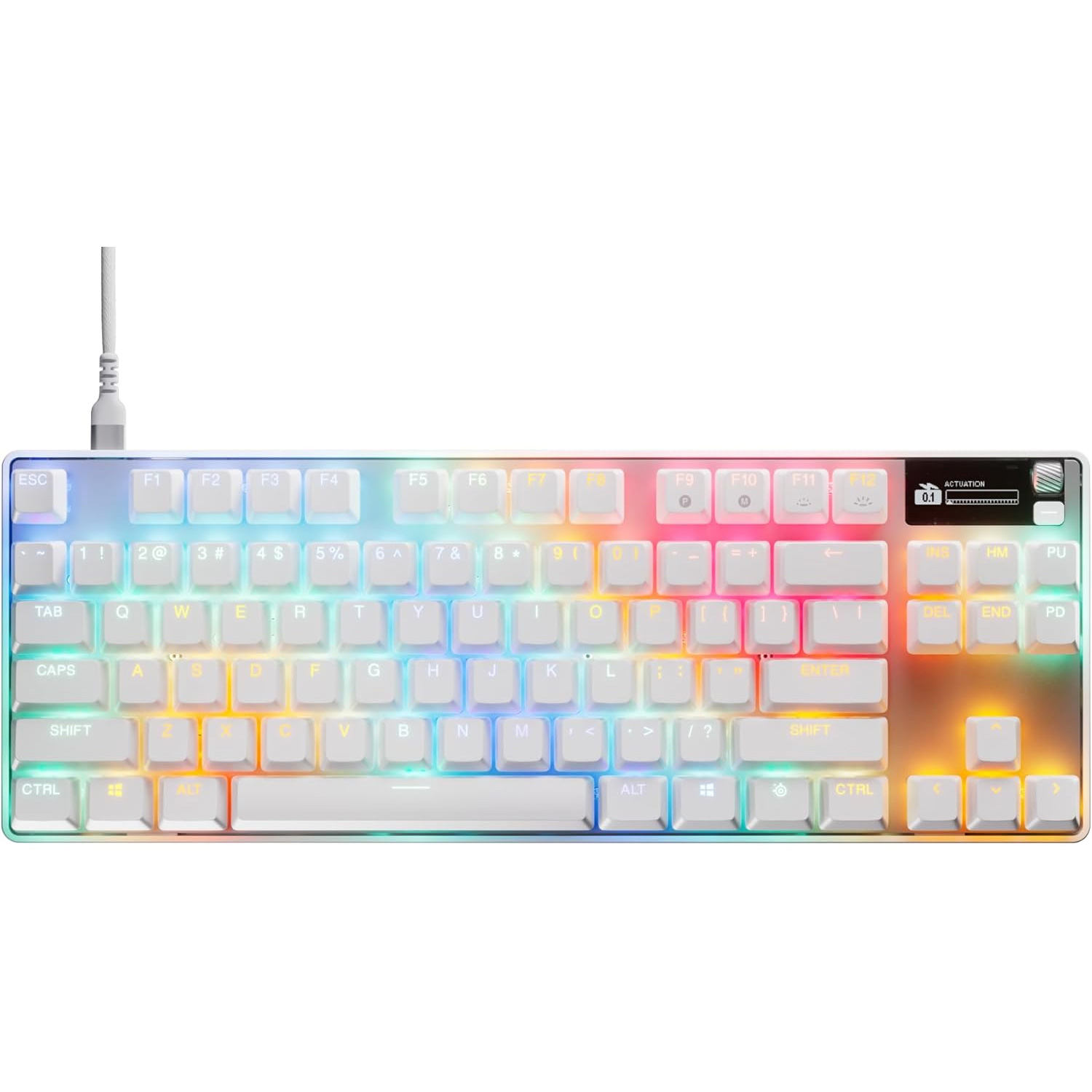 Клавіатура STEELSERIES Apex Pro TKL Gen 3 UA White (64898)