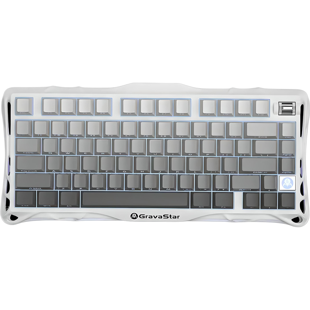 Клавиатура беспроводная GRAVASTAR Mercury K1 Gradient White