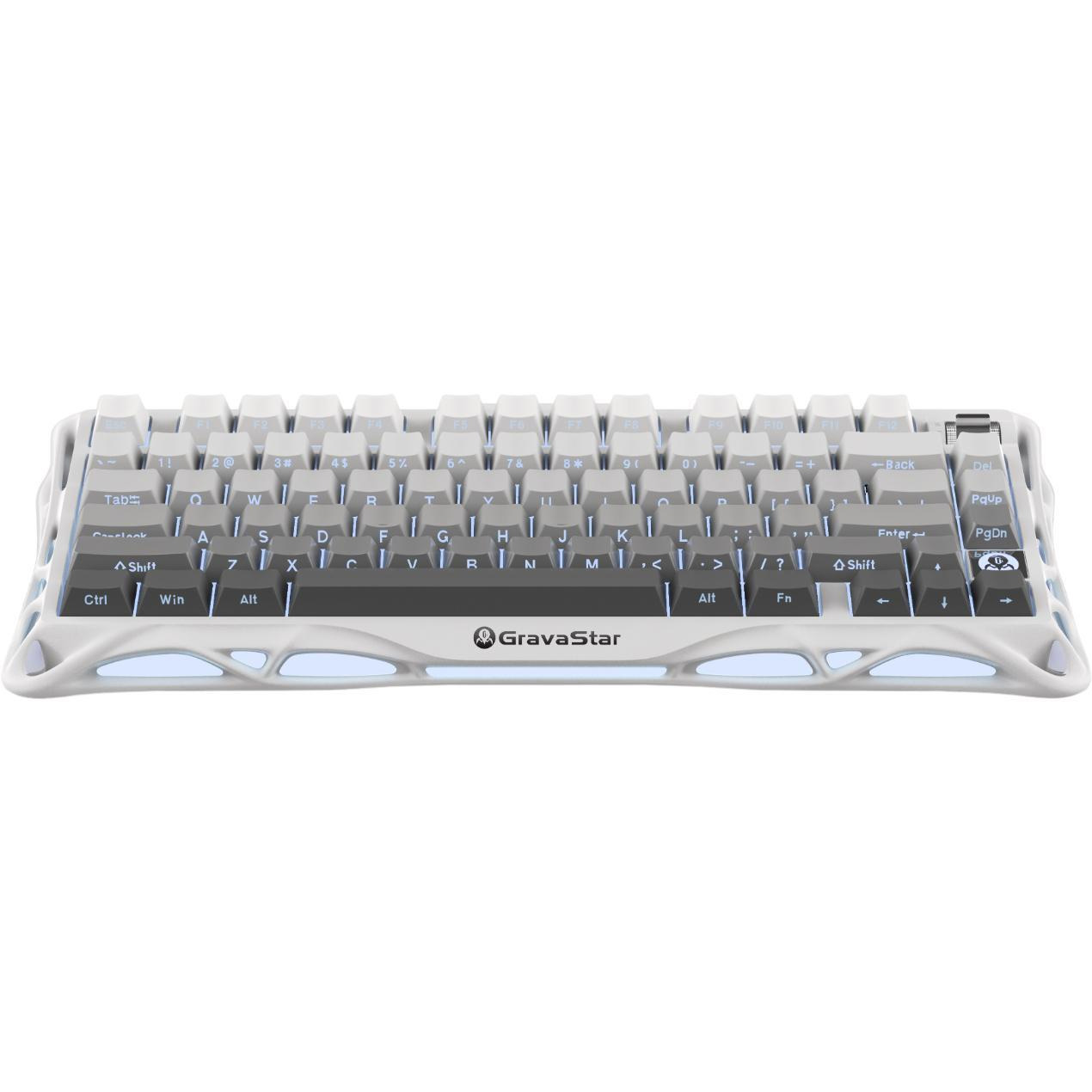 Клавиатура беспроводная GRAVASTAR Mercury K1 Gradient White