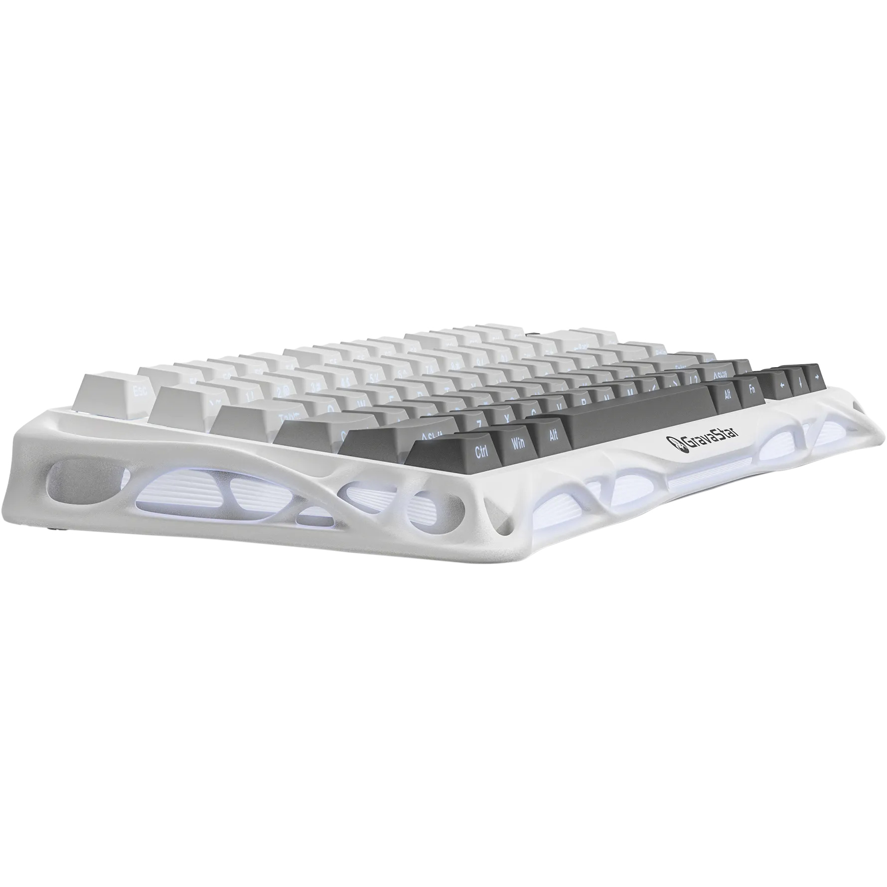 Клавиатура беспроводная GRAVASTAR Mercury K1 Gradient White