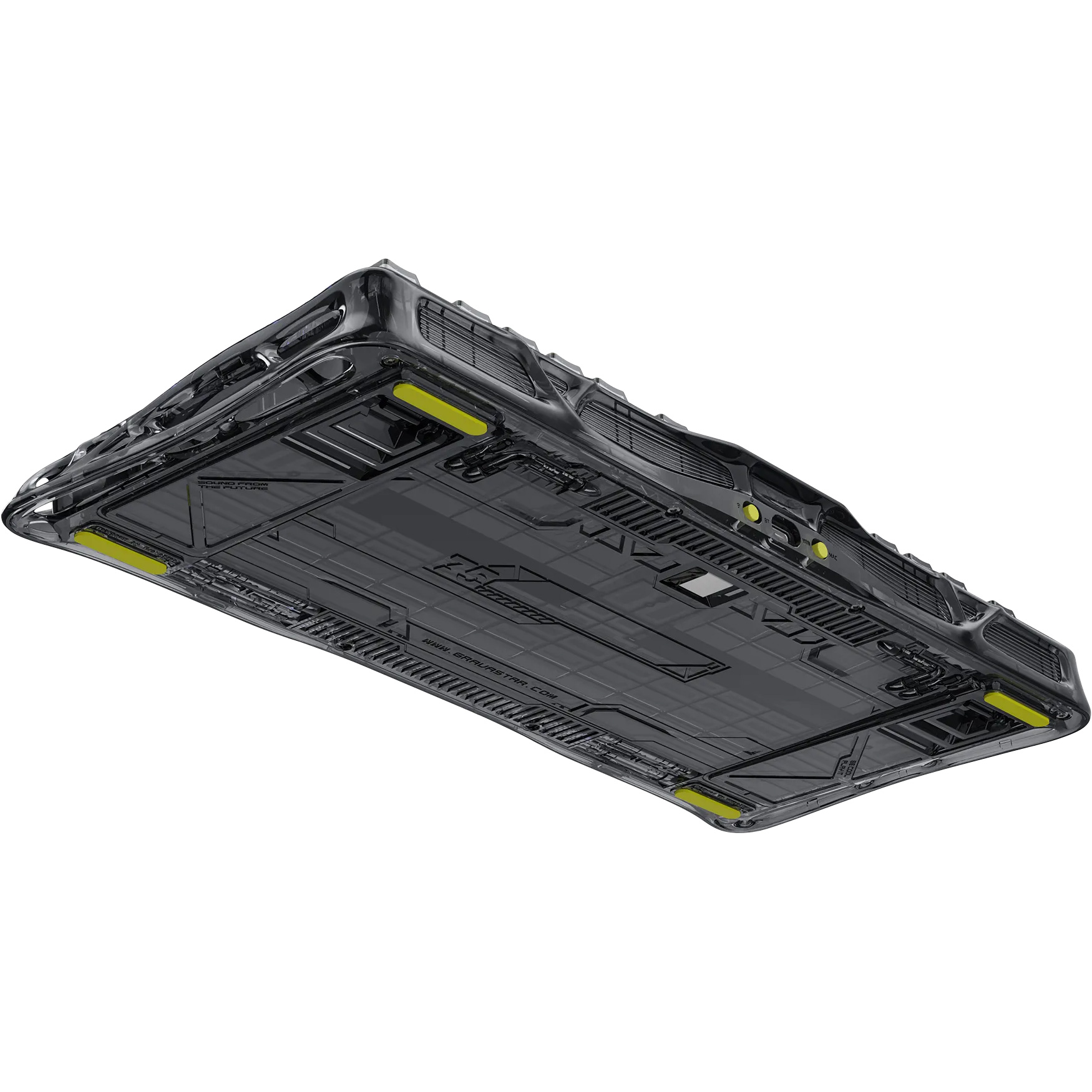 Клавиатура беспроводная GRAVASTAR Mercury K1 Lite Transparent Black