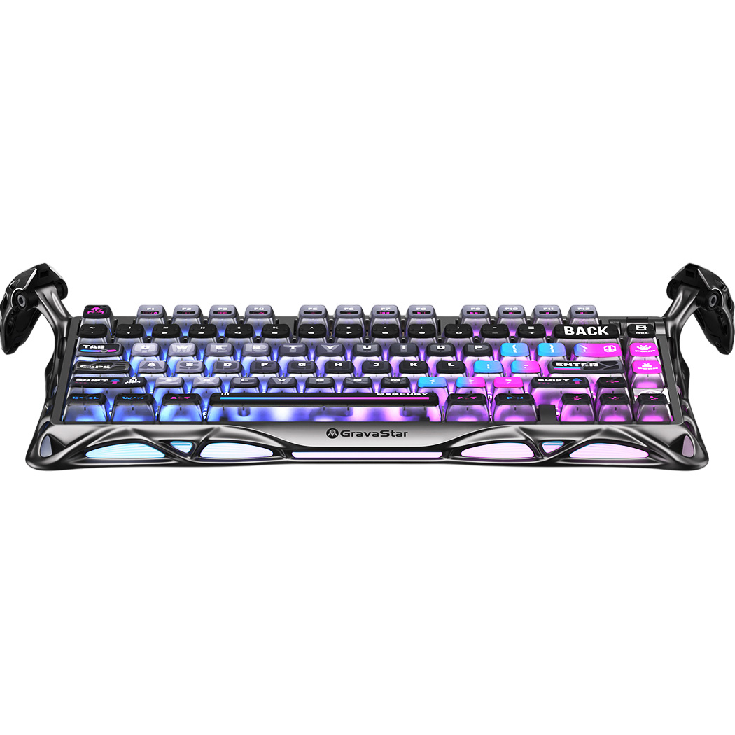 Клавиатура беспроводная GRAVASTAR Mercury K1 Pro Cyberpunk