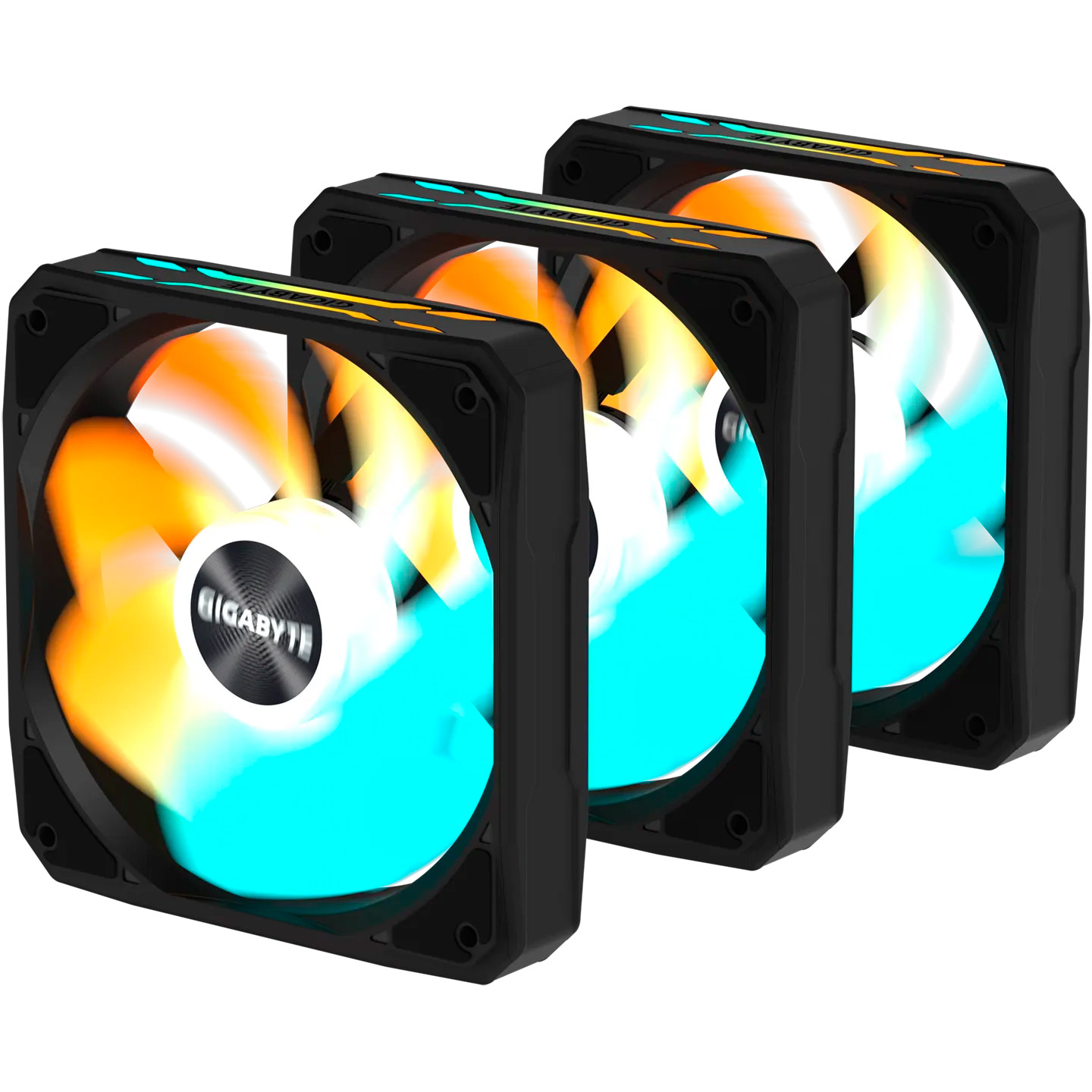 Комплект вентиляторов GIGABYTE EZ Chain RVS Fan 120 Black 3-Pack