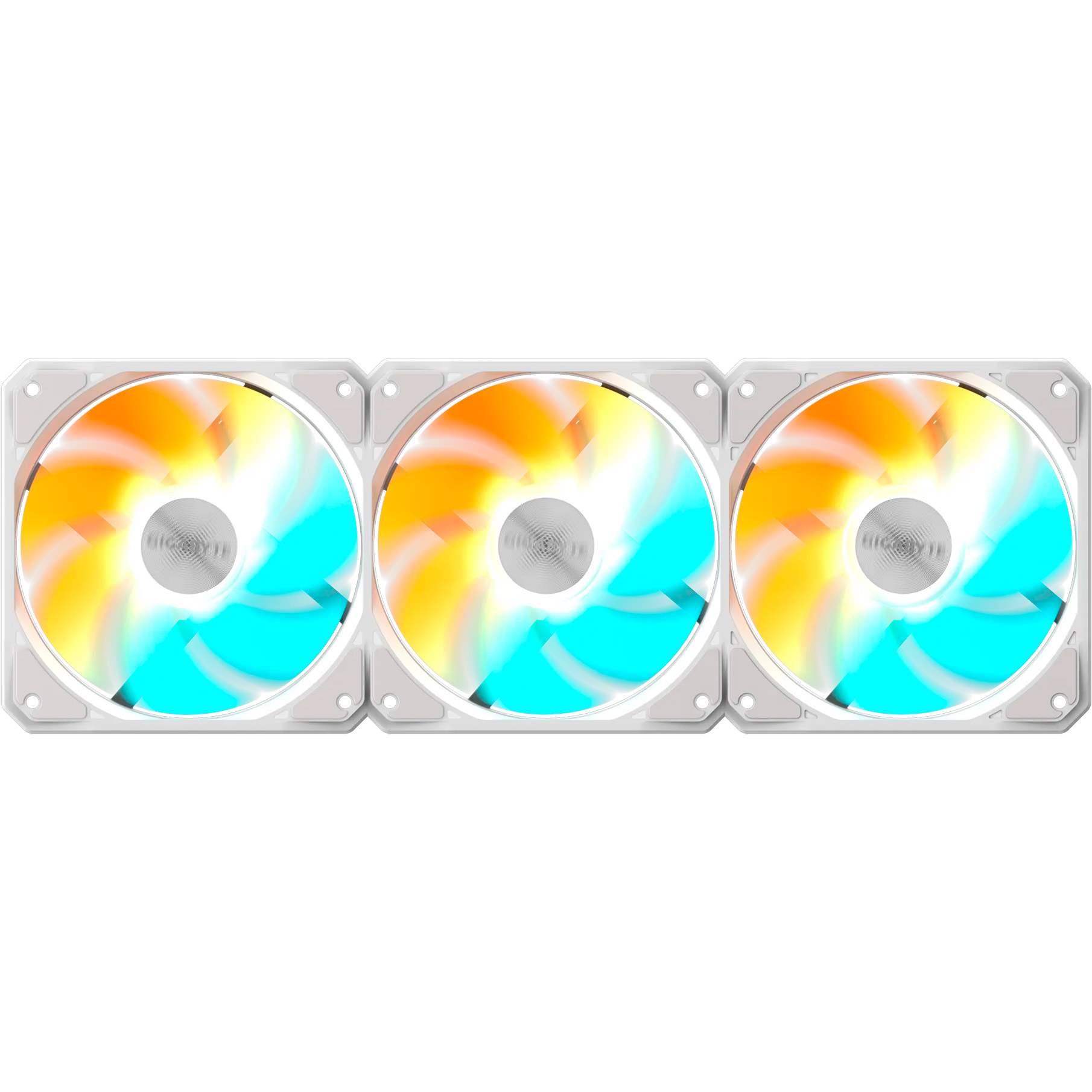 Комплект вентиляторов GIGABYTE EZ Chain RVS Fan 120 Ice White 3-Pack