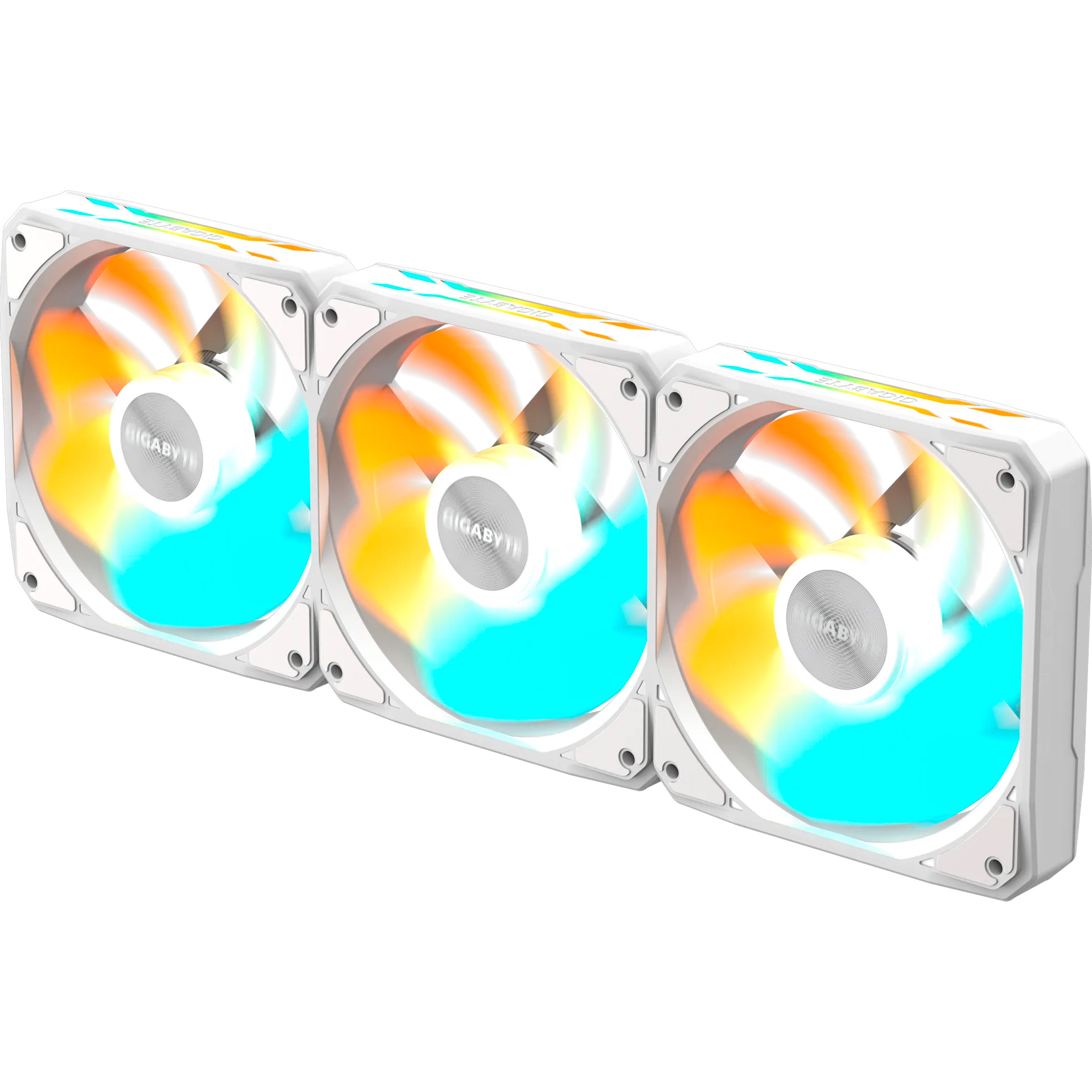 Комплект вентиляторов GIGABYTE EZ Chain RVS Fan 120 Ice White 3-Pack