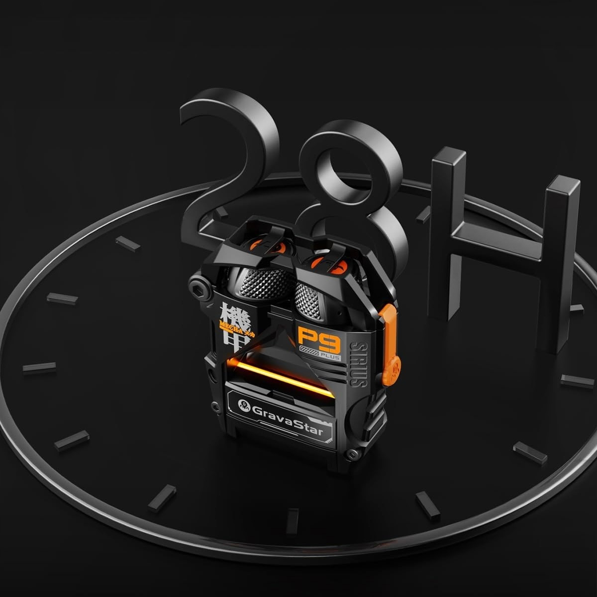 Наушники GRAVASTAR Sirius Plus Black