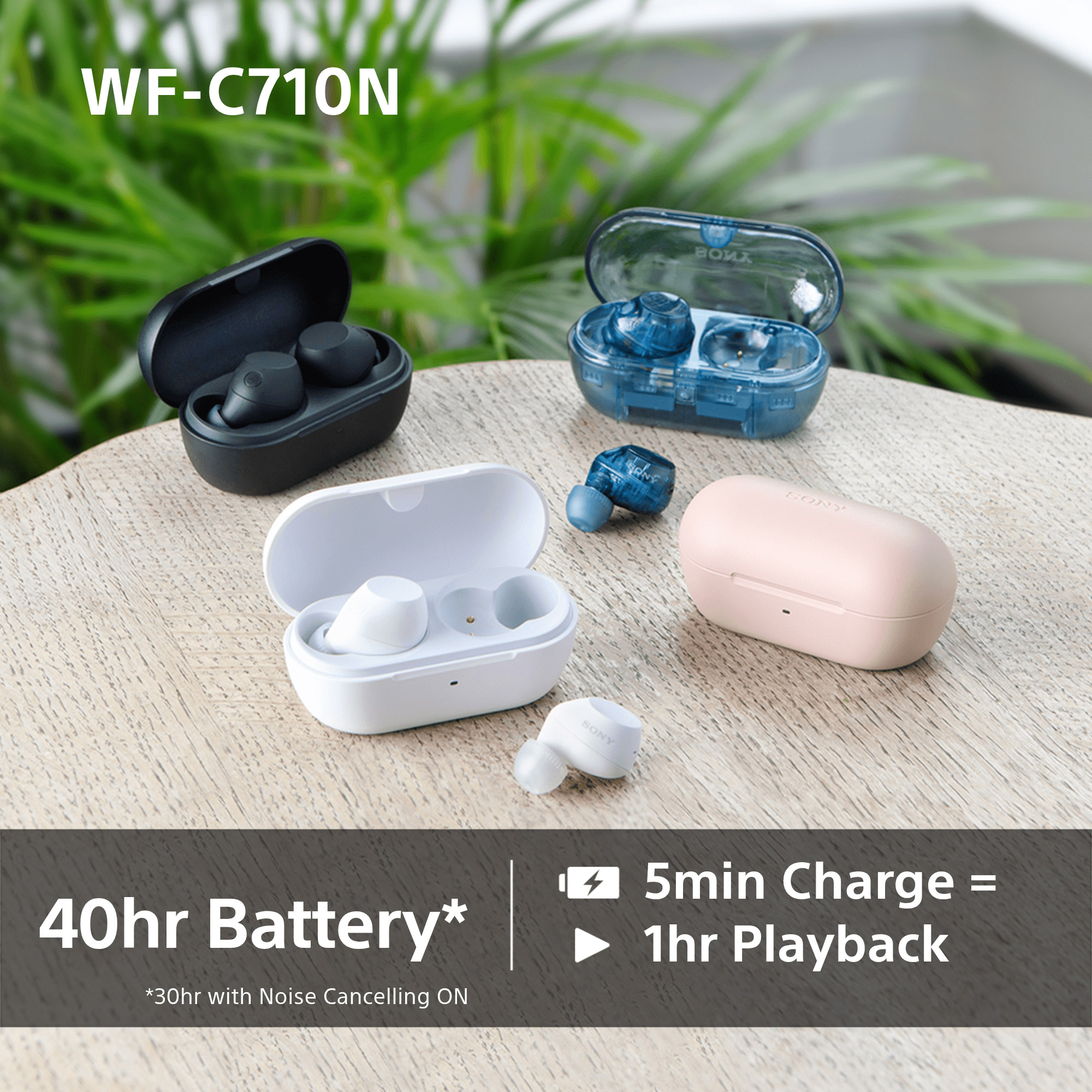 Наушники SONY WF-C710N Black (WFC710NB.E)