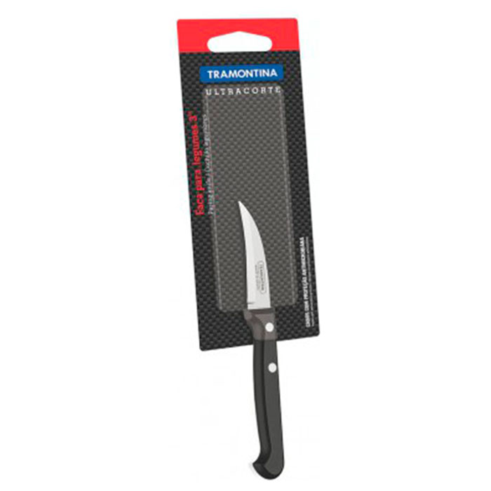 Нож кухонный для чистки овощей TRAMONTINA Ultracorte 76мм (23851/103)