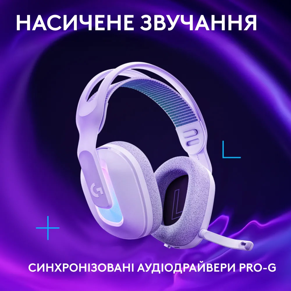 Навушники геймерскі LOGITECH G522 Lightspeed Wireless Gaming Headset White (981-001550)