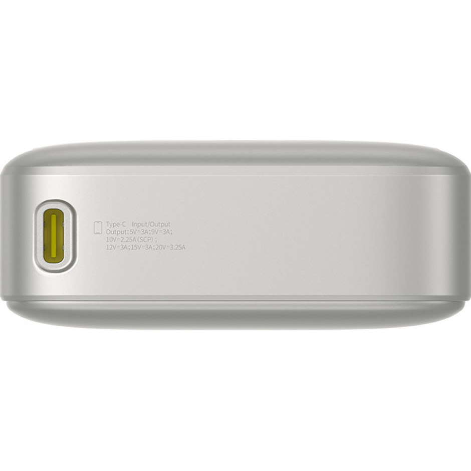 Повербанк BASEUS Free2Pull Power Bank with Retractable USB-C Cable 65W 20000mAh Lunar Gray (P10073700843-00)
