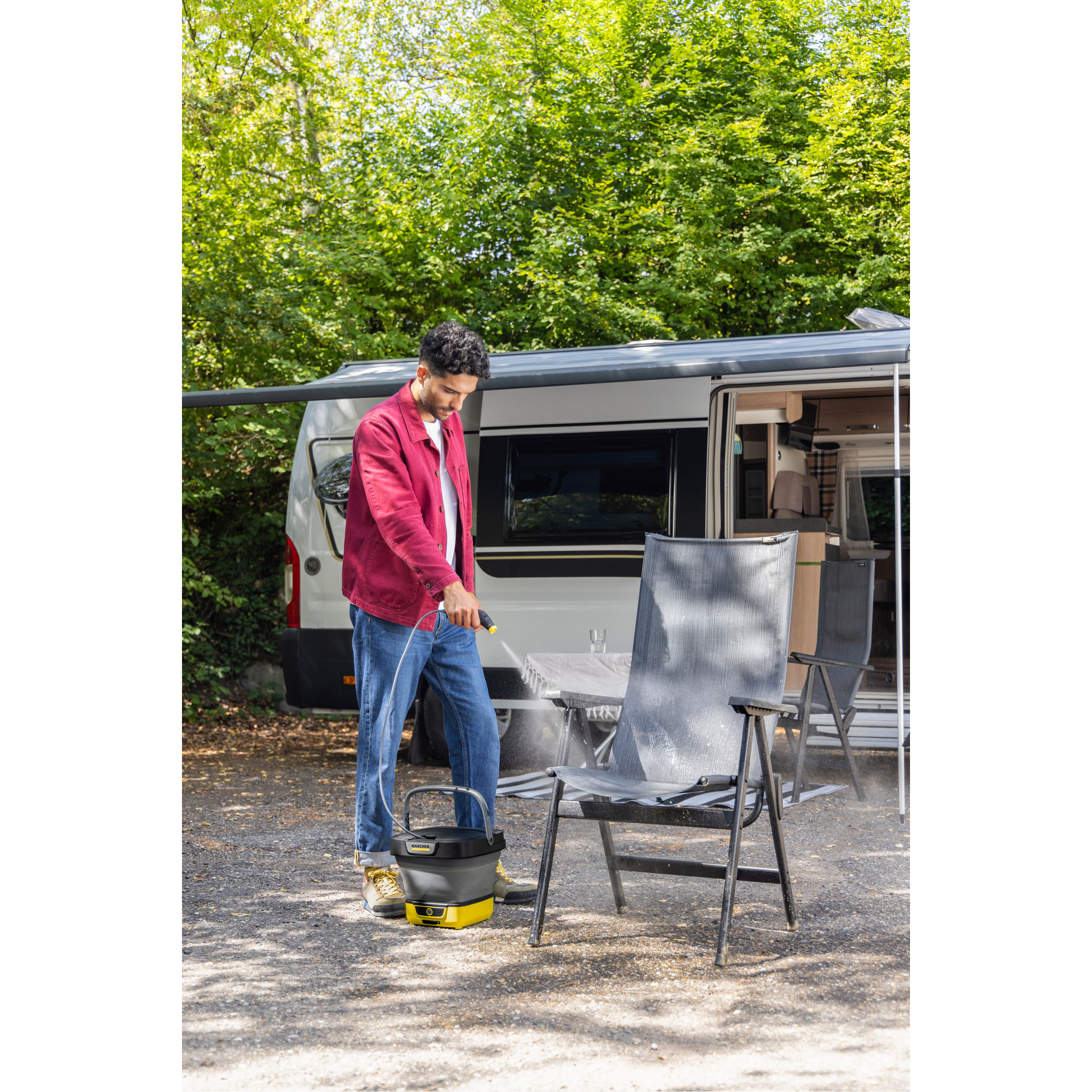 Портативная минимойка низкого давления KARCHER OC 3 Foldable (1.599-300.0)