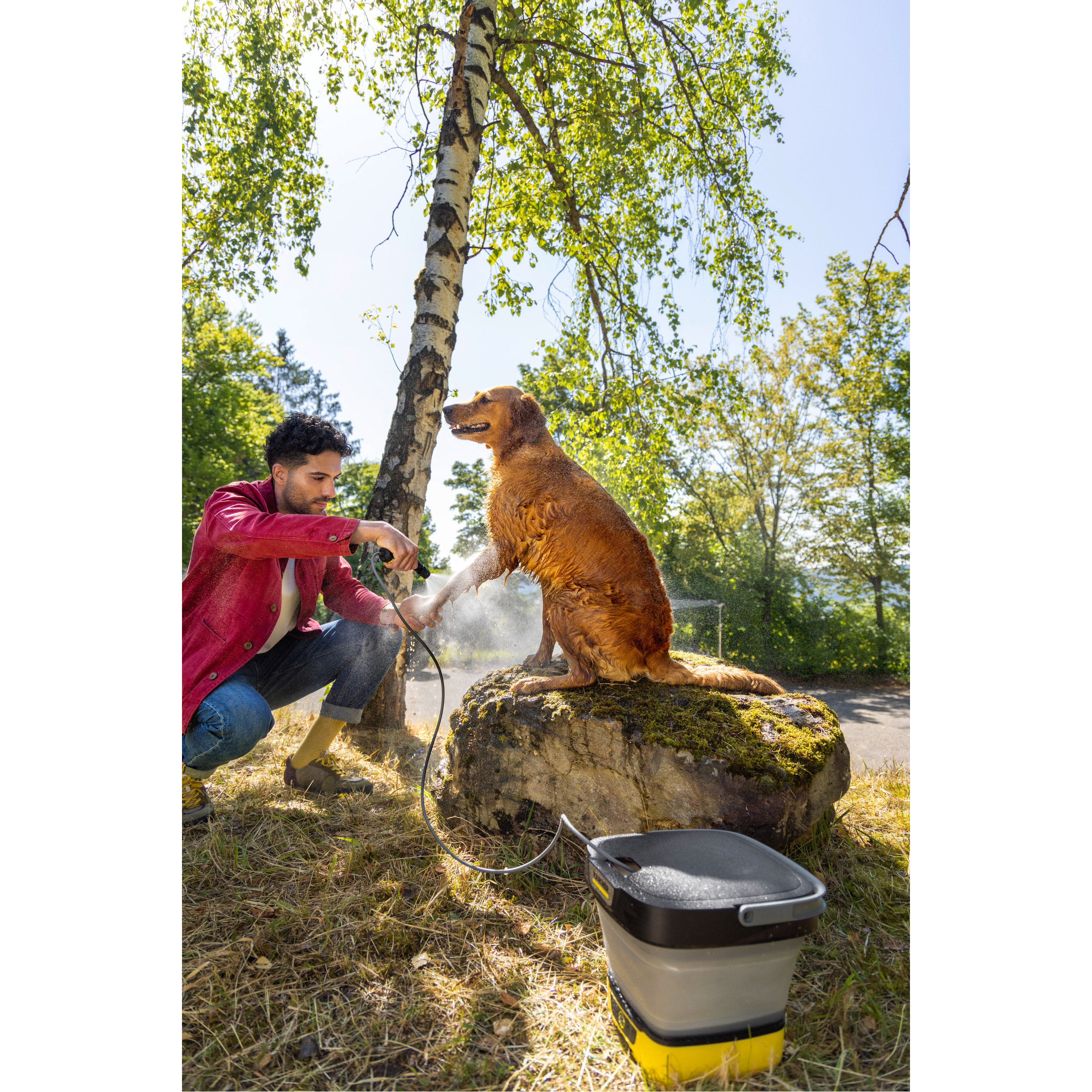 Портативная минимойка низкого давления KARCHER OC 3 Foldable (1.599-300.0)