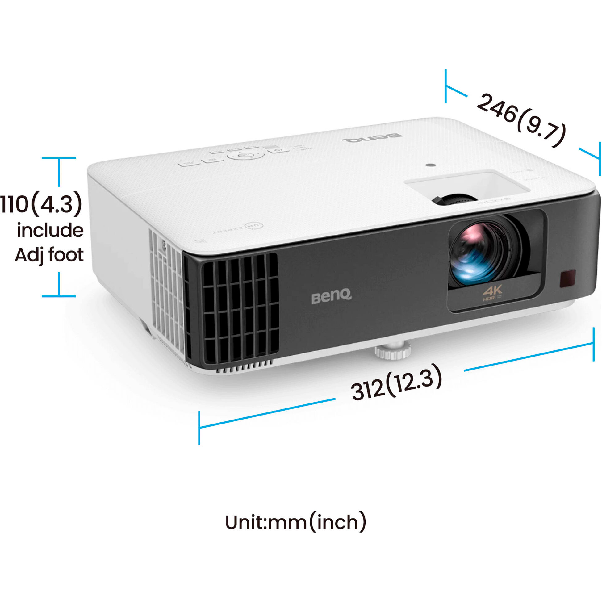 Проектор BENQ TK700ST (9H.JP877.17E)