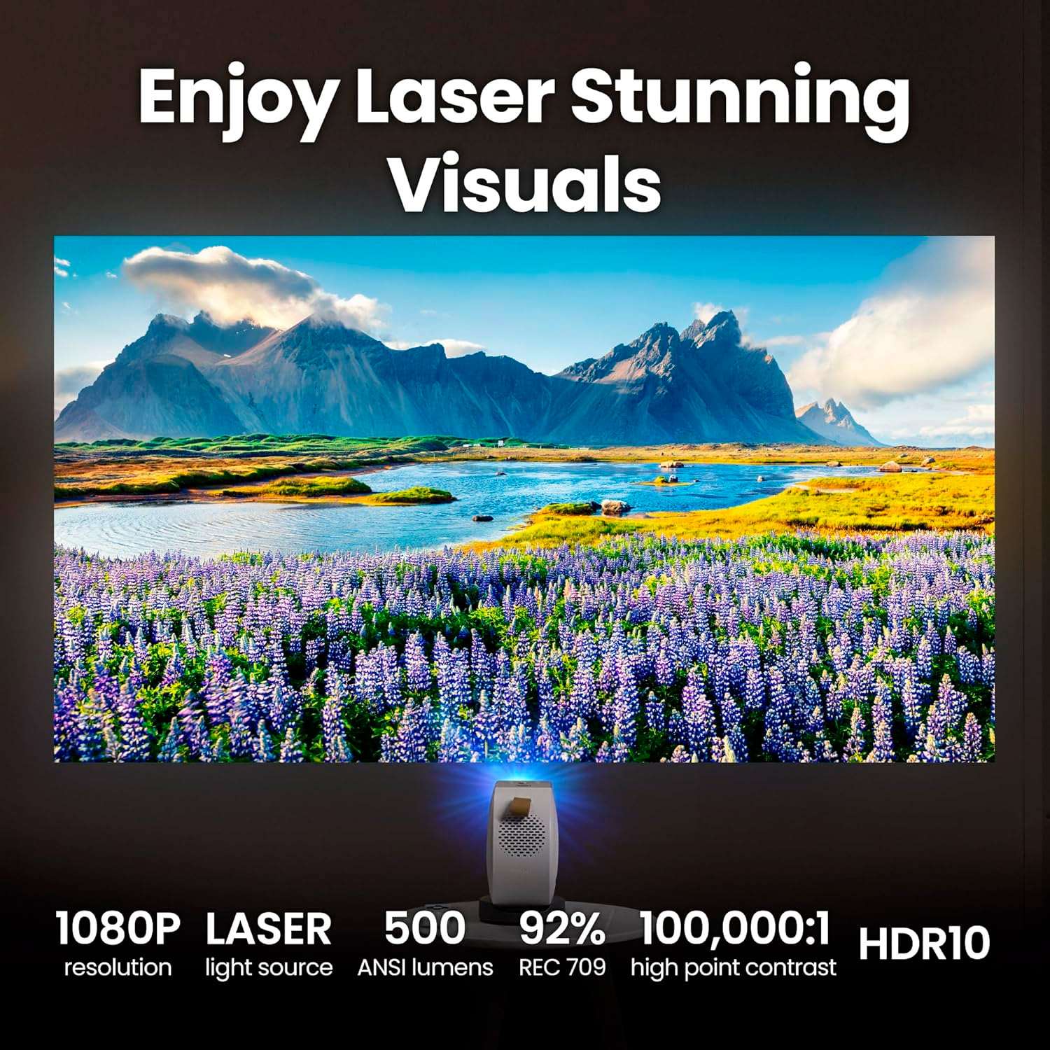 Проектор портативный BENQ GV50 (9H.JSR77.59E)