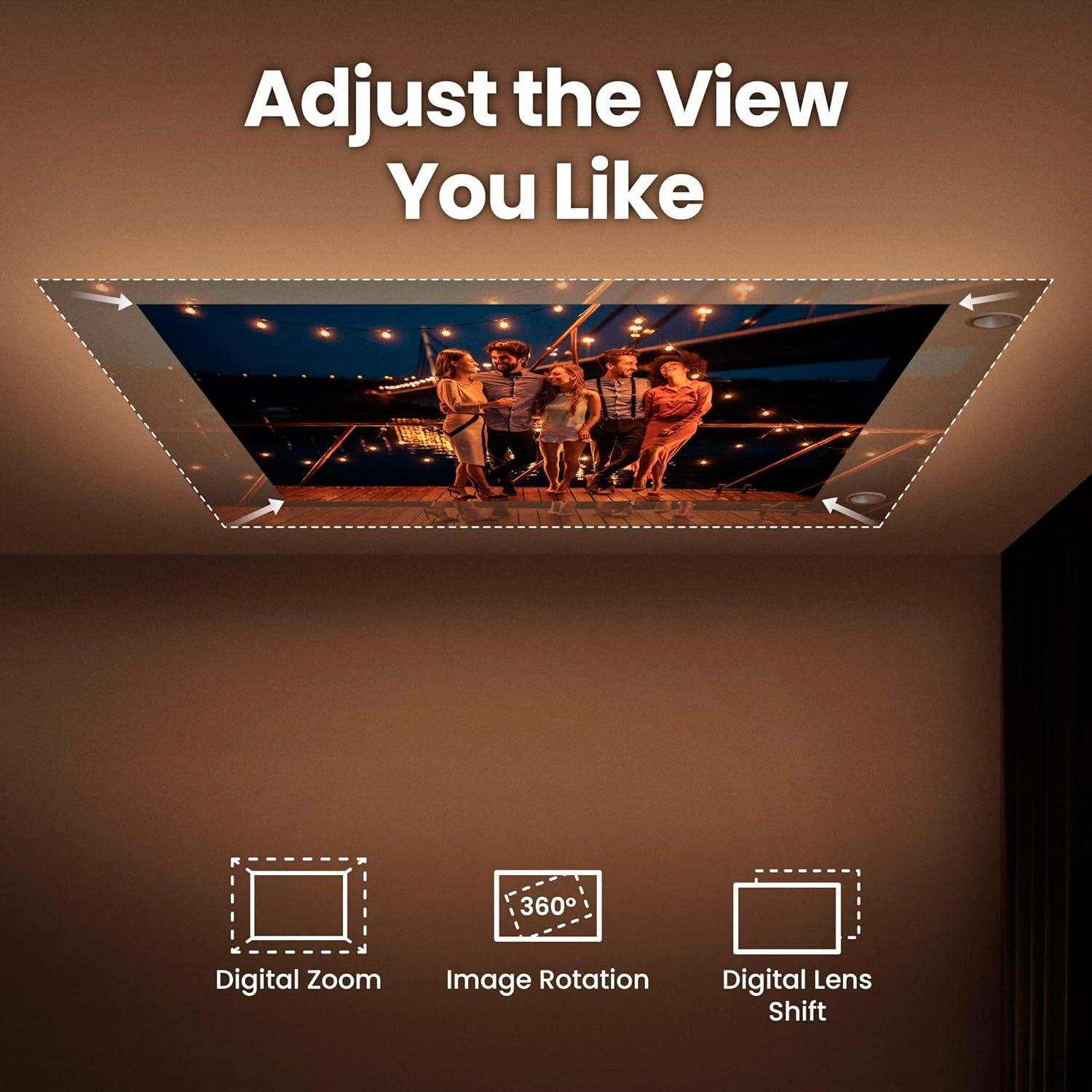 Проектор портативный BENQ GV50 (9H.JSR77.59E)