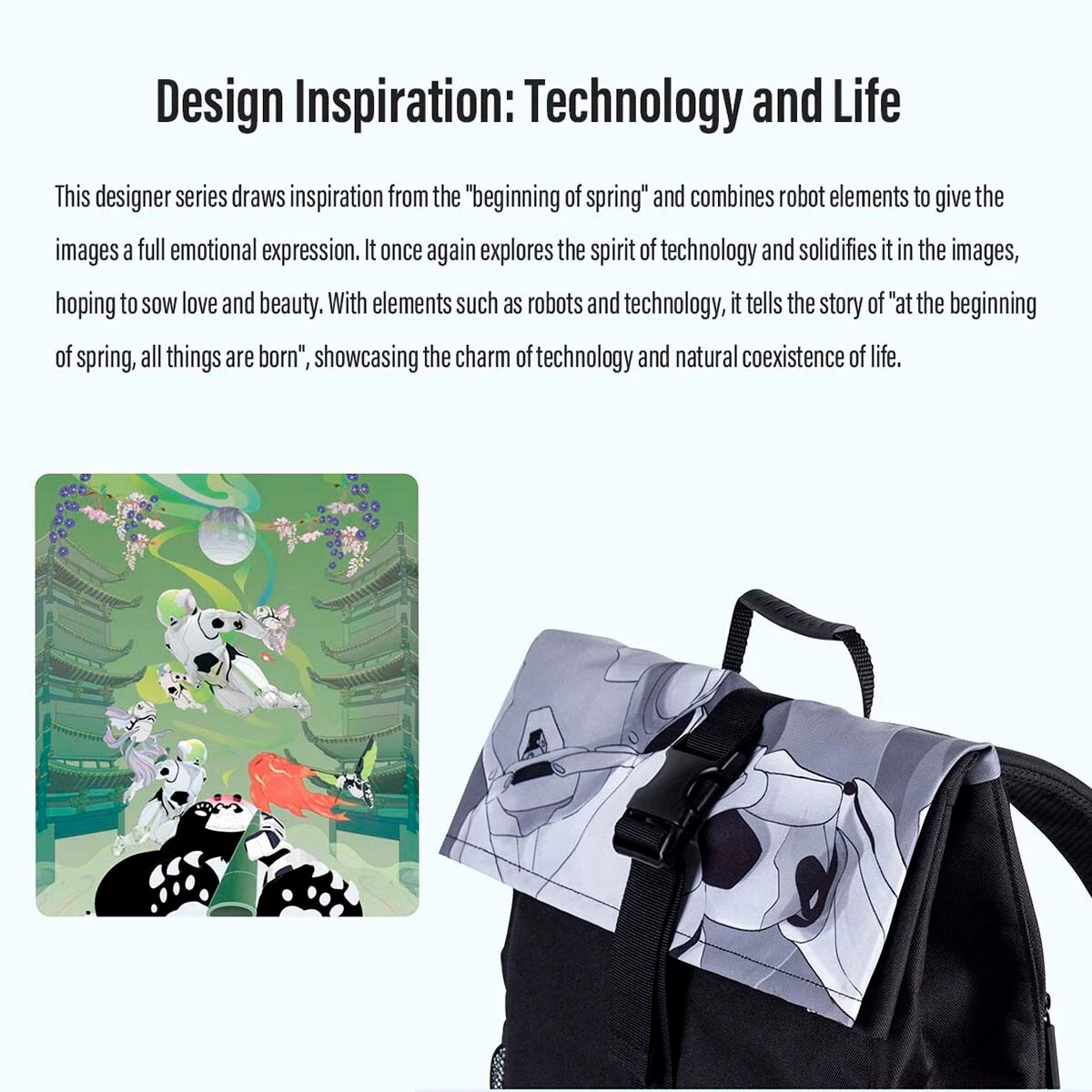 Рюкзак XIAOMI Custom Trendy Backpack Black