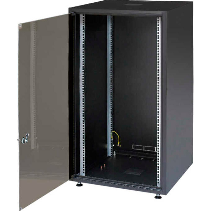 Підлогова шафа 19" ZPAS W-SJB6080-18S-161 (18U, 600x800мм, RAL9005)
