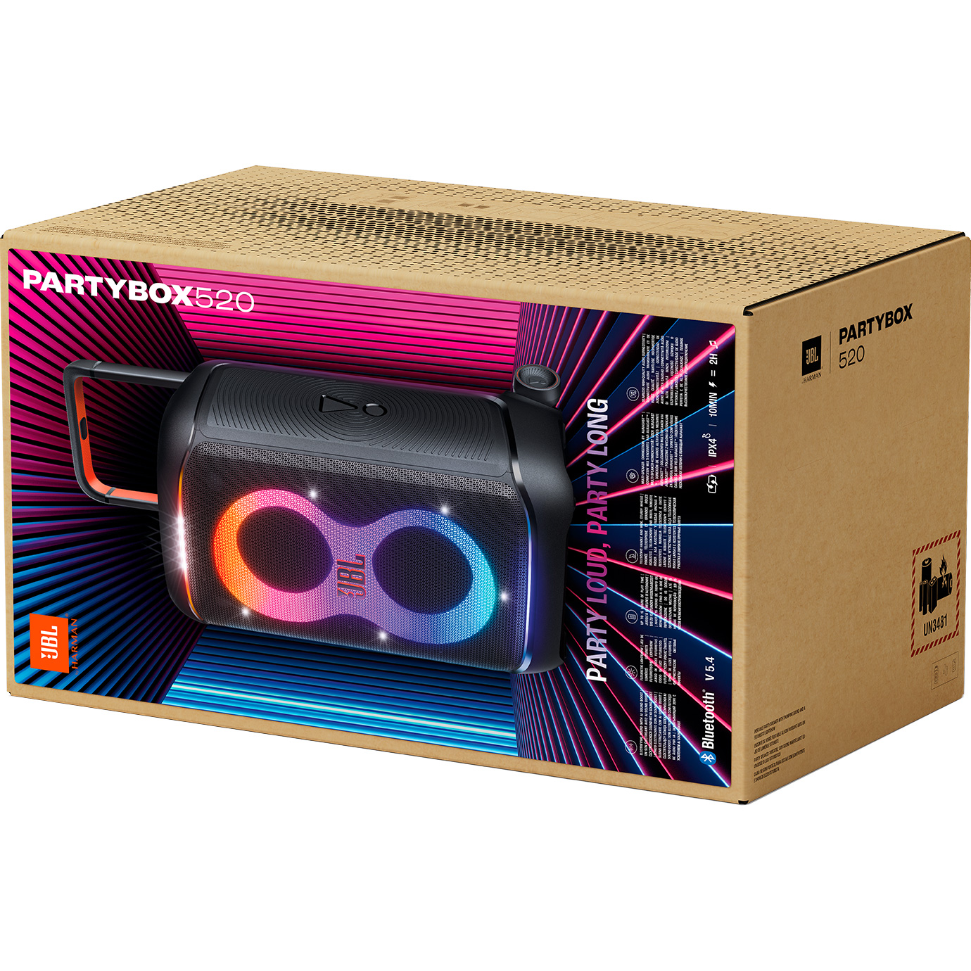 Акустическая система JBL PartyBox 520 (JBLPARTYBOX520EU)