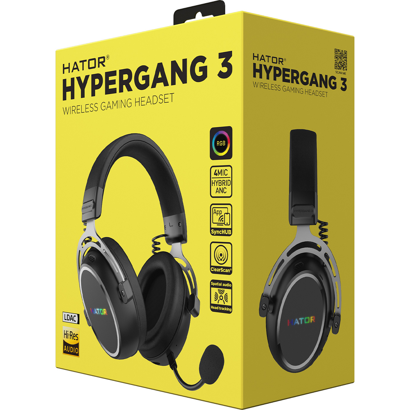 Наушники геймерские HATOR Hypergang 3 Black (ESH55)