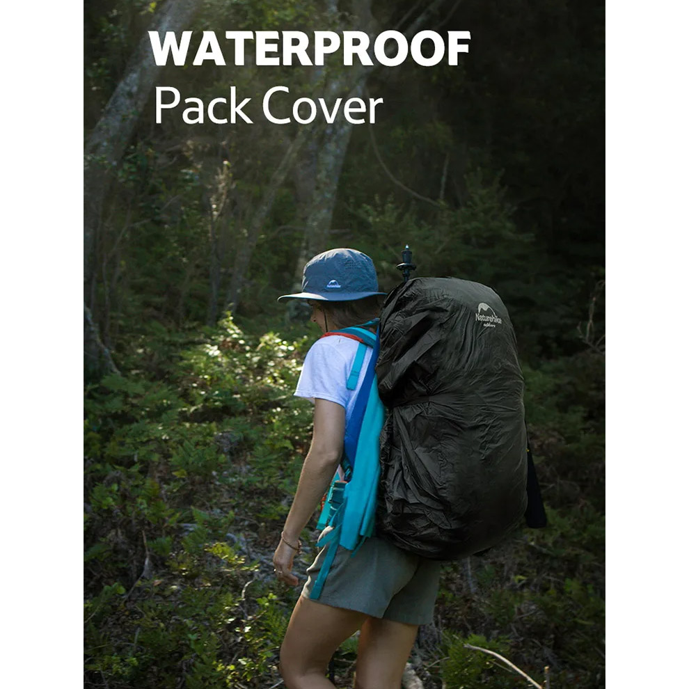Чохол для рюкзака NATUREHIKE NH19PJ041 Waterproof Pack Cover 35-45L Black (6927595739389)
