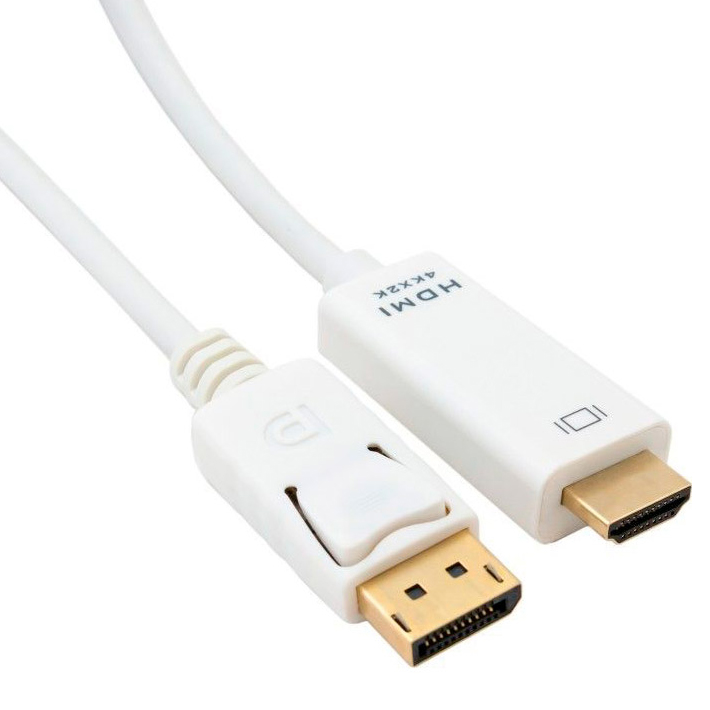 Кабель EXTRADIGITAL KBD1669 DisplayPort - HDMI 2м White