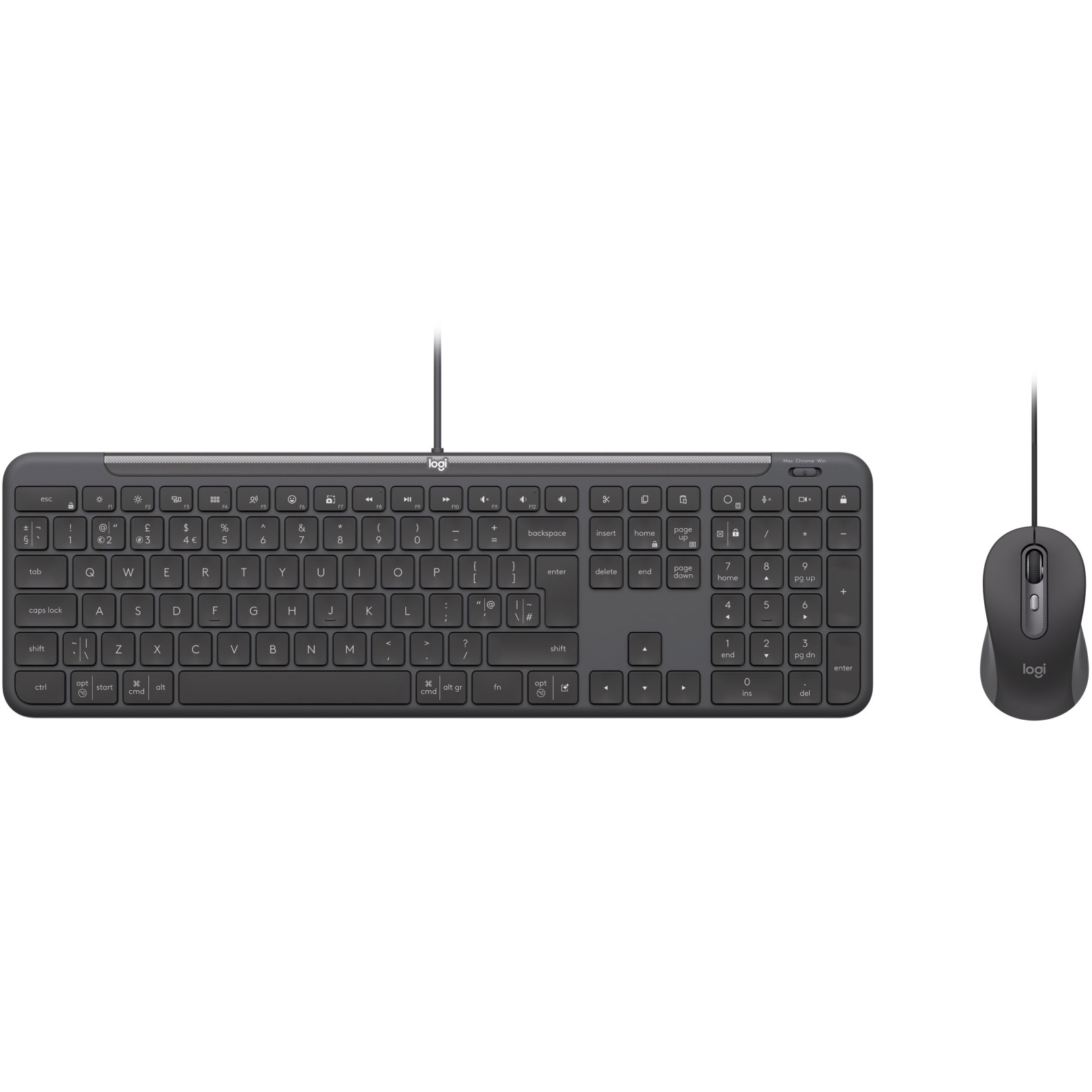 Комплект LOGITECH Signature Slim Combo MK620 for Business Graphite (920-013349)