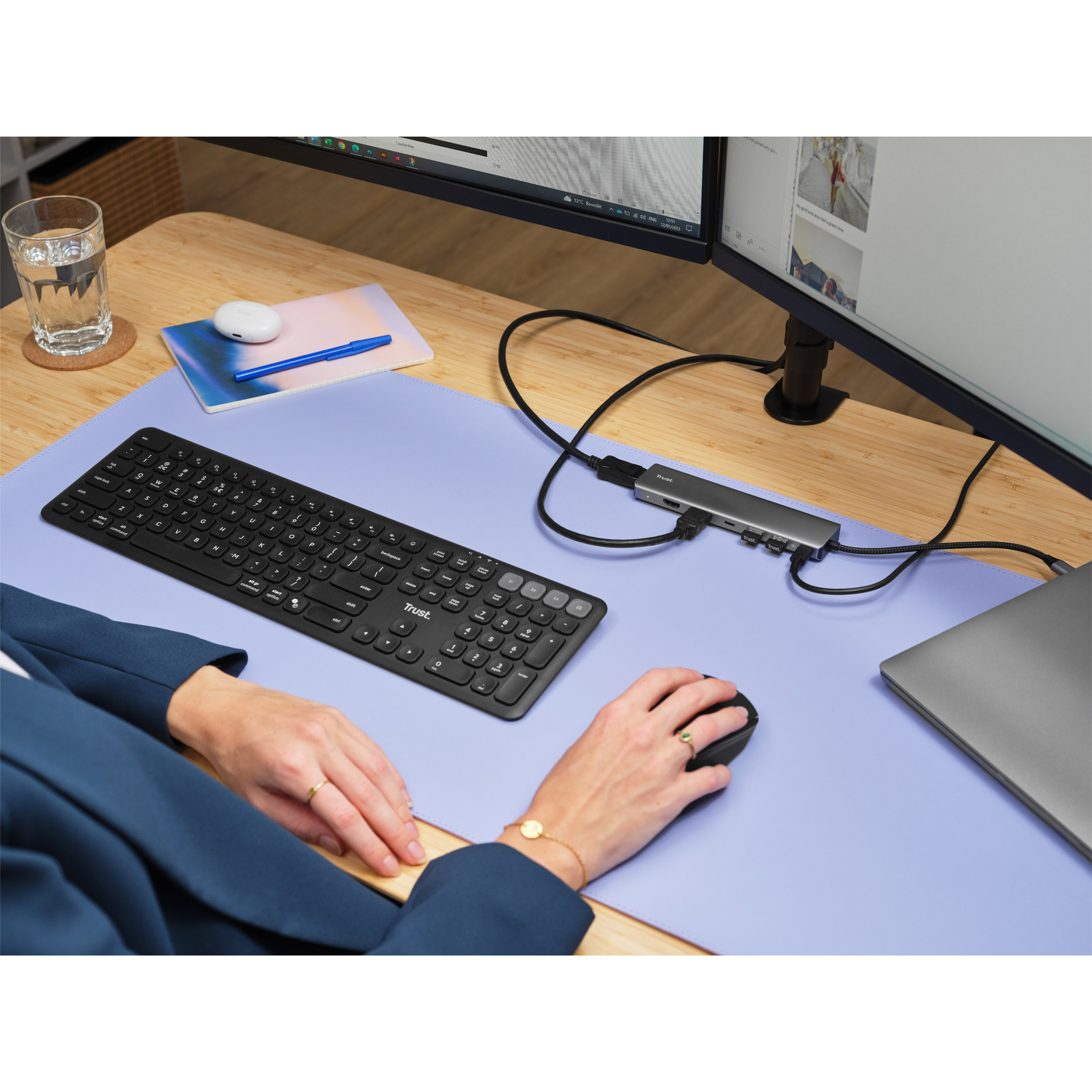 Порт-реплікатор TRUST Dalyx 7-in-1 USB-C Multi-port Adapter (25661)