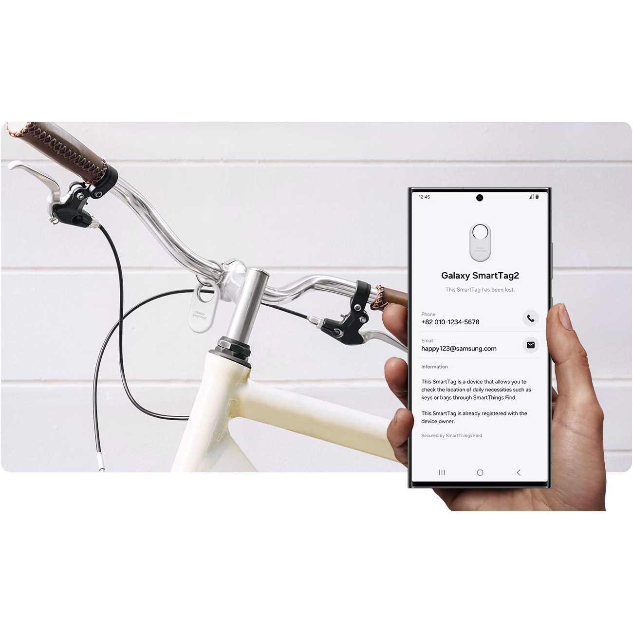 Поисковый брелок SAMSUNG Galaxy SmartTag 2 Black (EI-T5600BBEGEU)