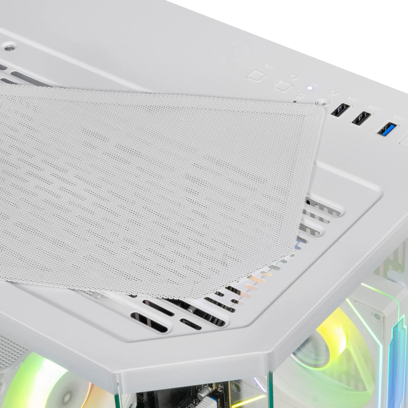Корпус QUBE Crystal ARGB White (CRYSTAL_GWNU3)