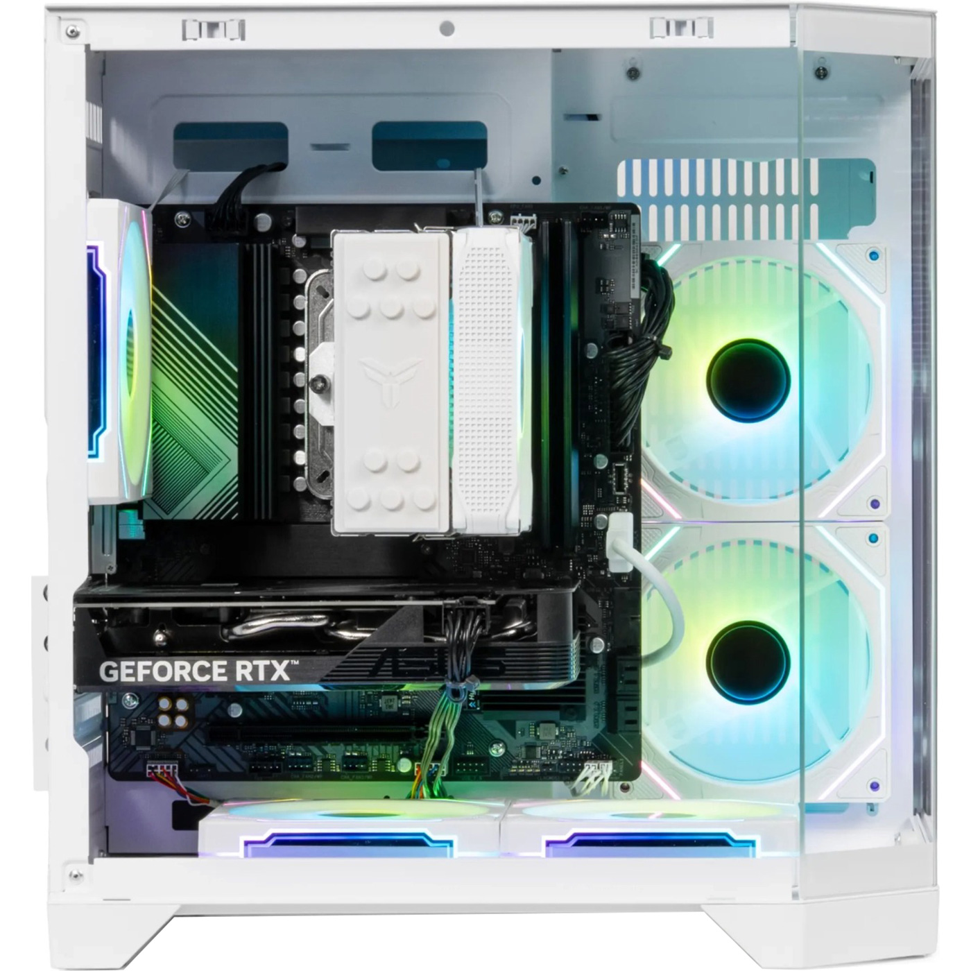 Корпус QUBE Crystal ARGB White (CRYSTAL_GWNU3)