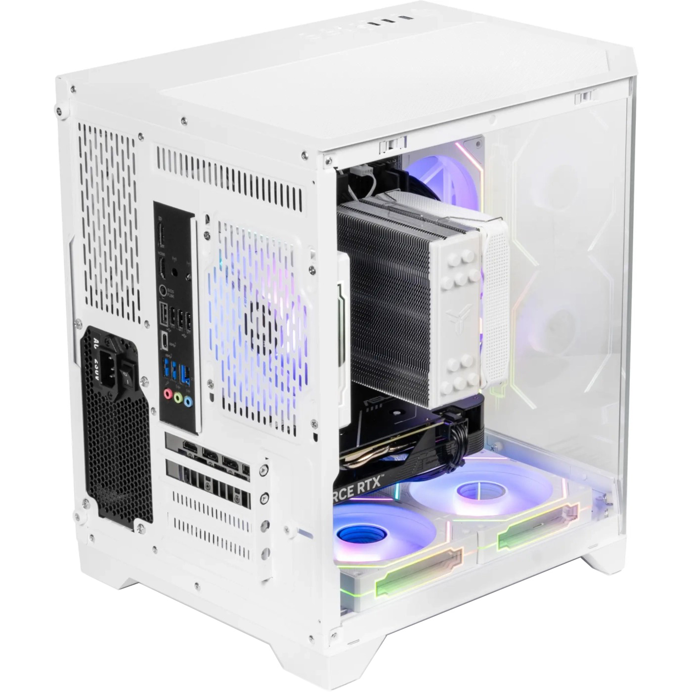 Корпус QUBE Crystal ARGB White (CRYSTAL_GWNU3)