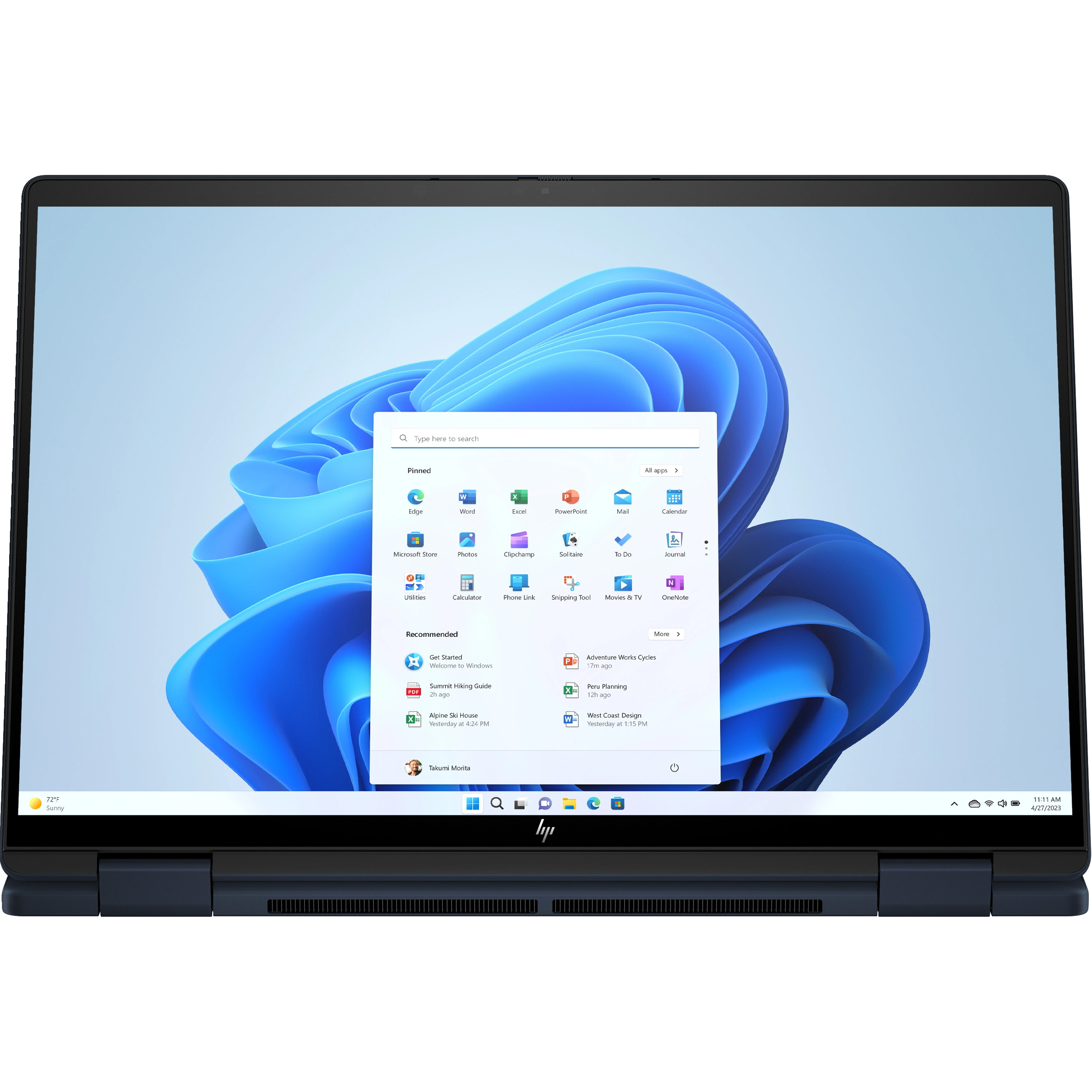 Ноутбук HP Envy x360 14-fc0006ua Atmospheric Blue (B9PC1EA)