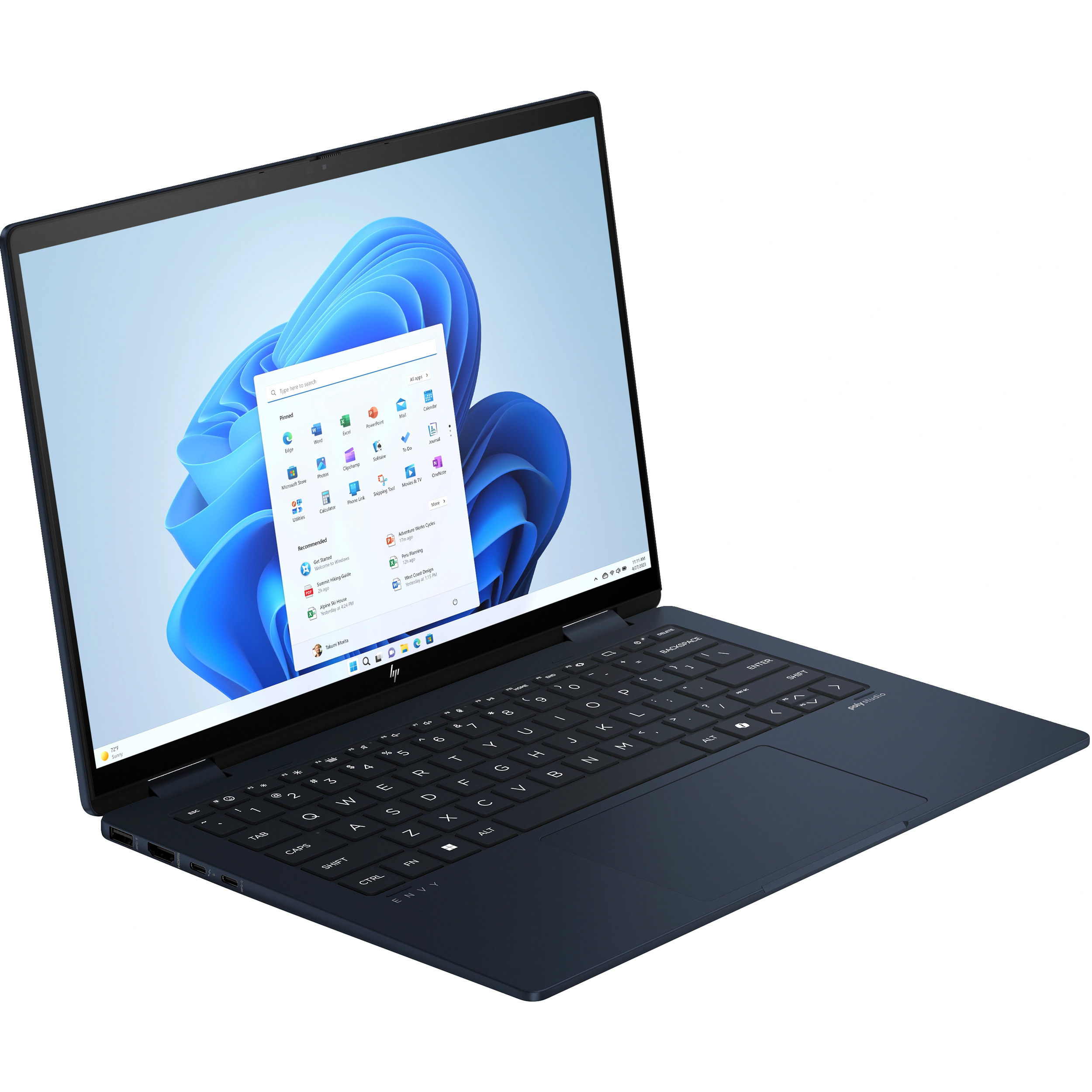 Ноутбук HP Envy x360 14-fc0027ua Atmospheric Blue (B9PC9EA)