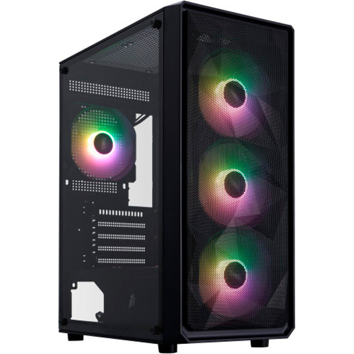 Корпус 1STPLAYER FD3-M-BK 4F7 Black