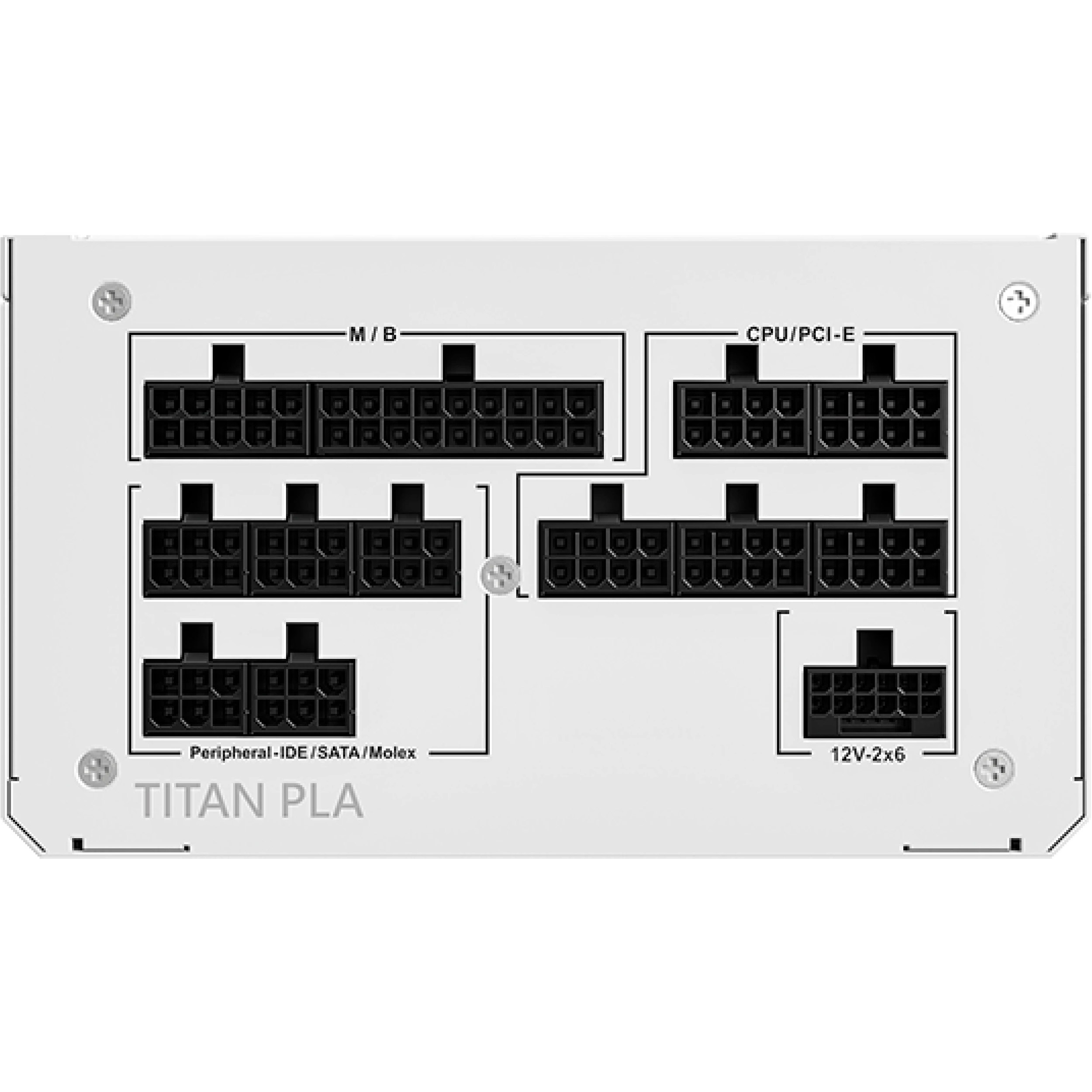 Блок питания 850W MONTECH Titan PLA 850 White