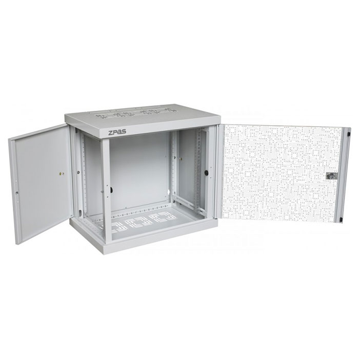 Настенный шкаф 19" ZPAS Z-Box WZ-7240-20-A4-011 (15U, 600x600мм, RAL7035)