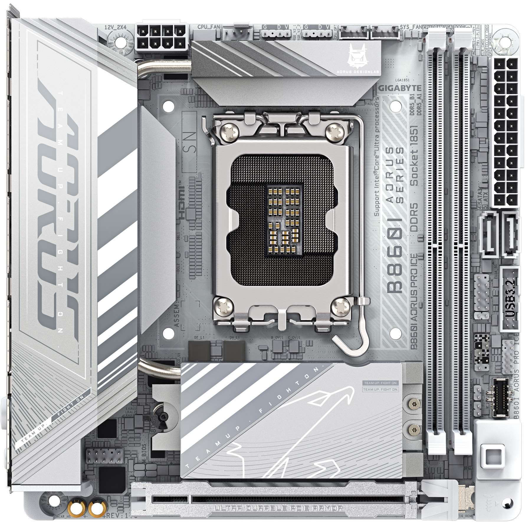 Материнская плата Gigabyte AORUS B860I Pro Ice