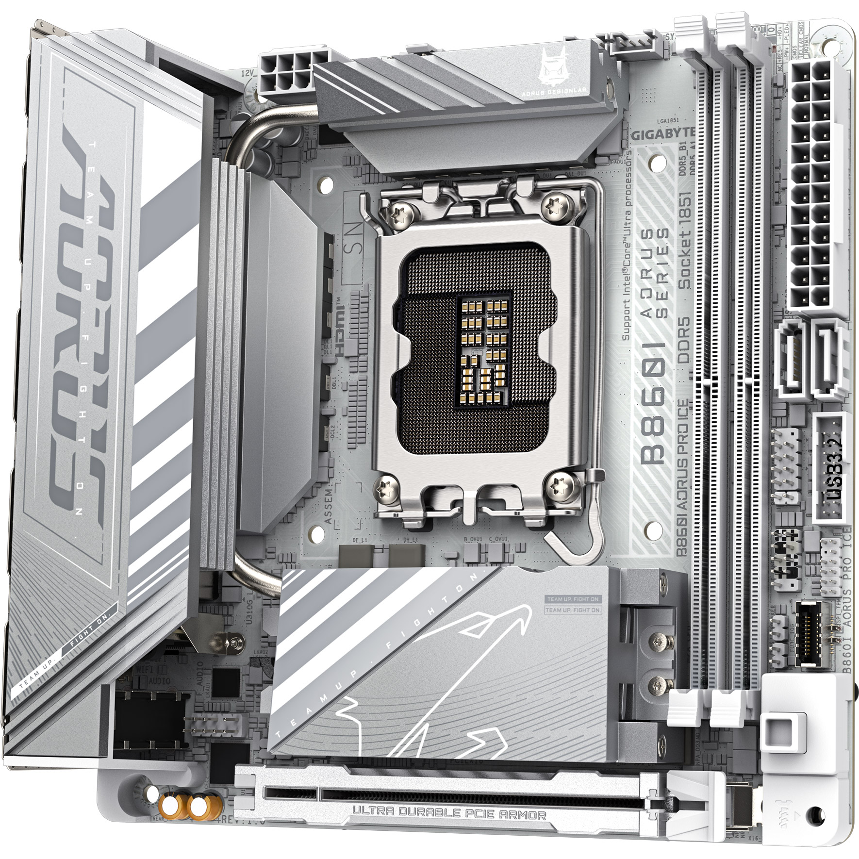 Материнская плата Gigabyte AORUS B860I Pro Ice
