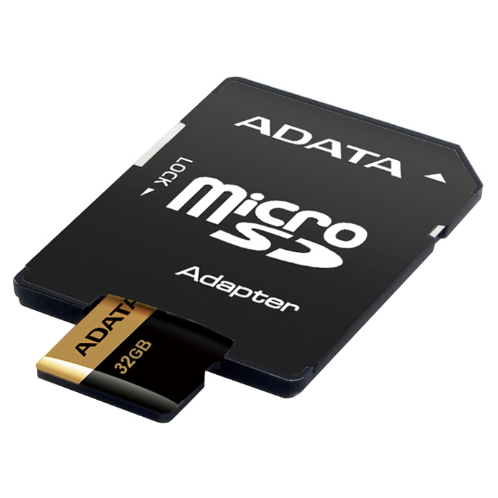 Карта пам'яті ADATA microSDHC XPG 32GB UHS-I U3 Class 10 + SD-adapter (AUSDH32GXUI3-RA1)