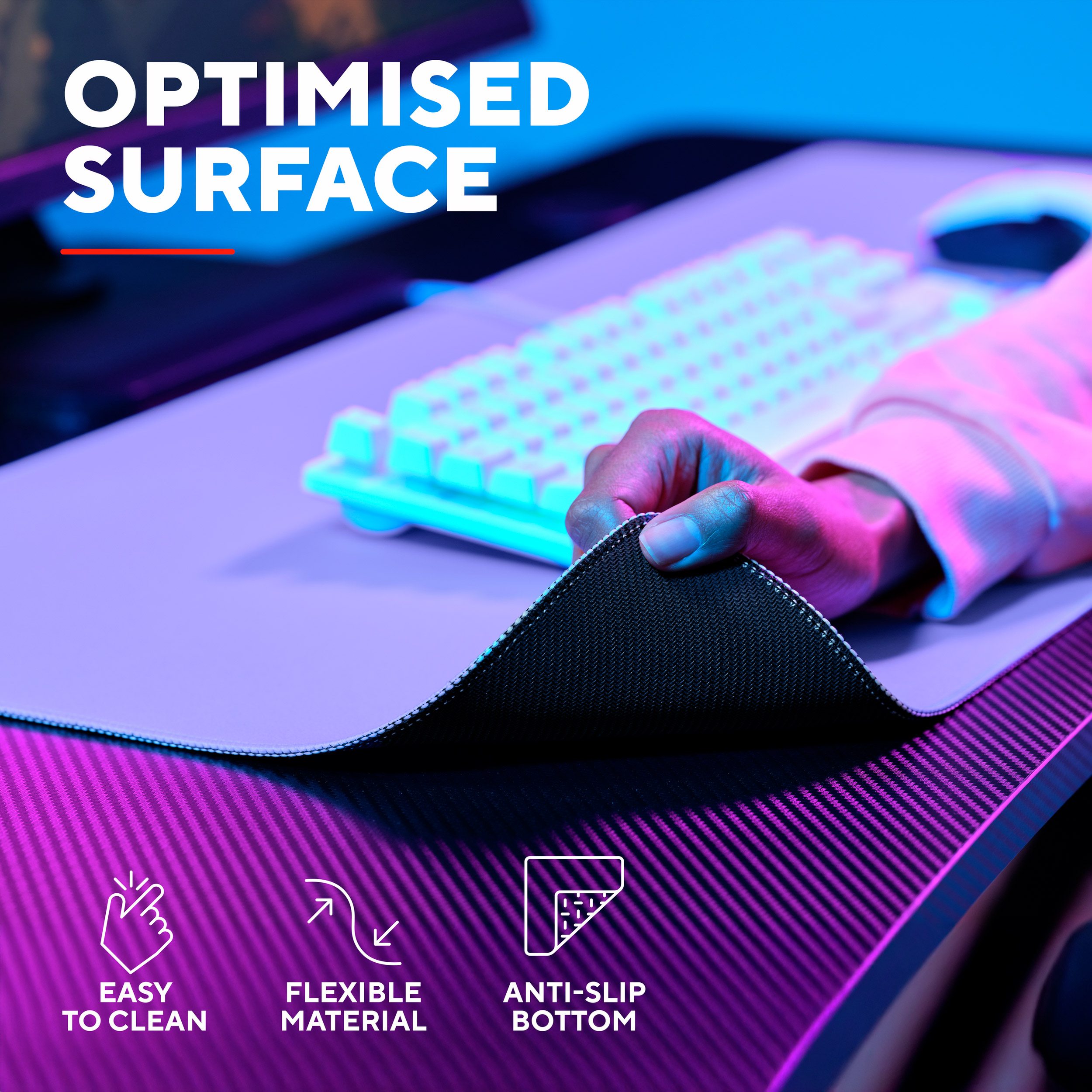 Ігрова поверхня TRUST Gaming GXT 759 XXL Purple (25614)
