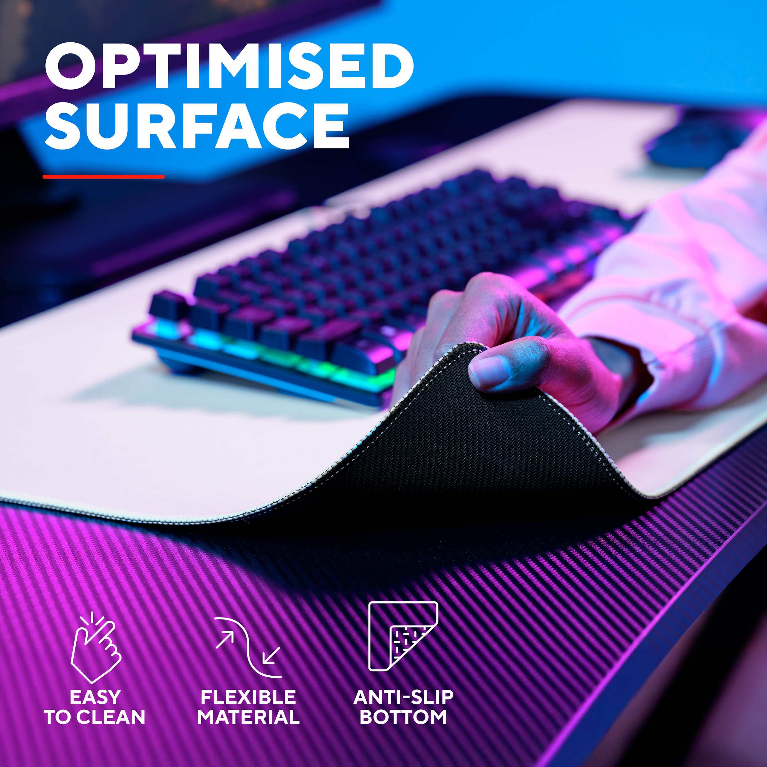Ігрова поверхня TRUST Gaming GXT 759 XXL White (25613)