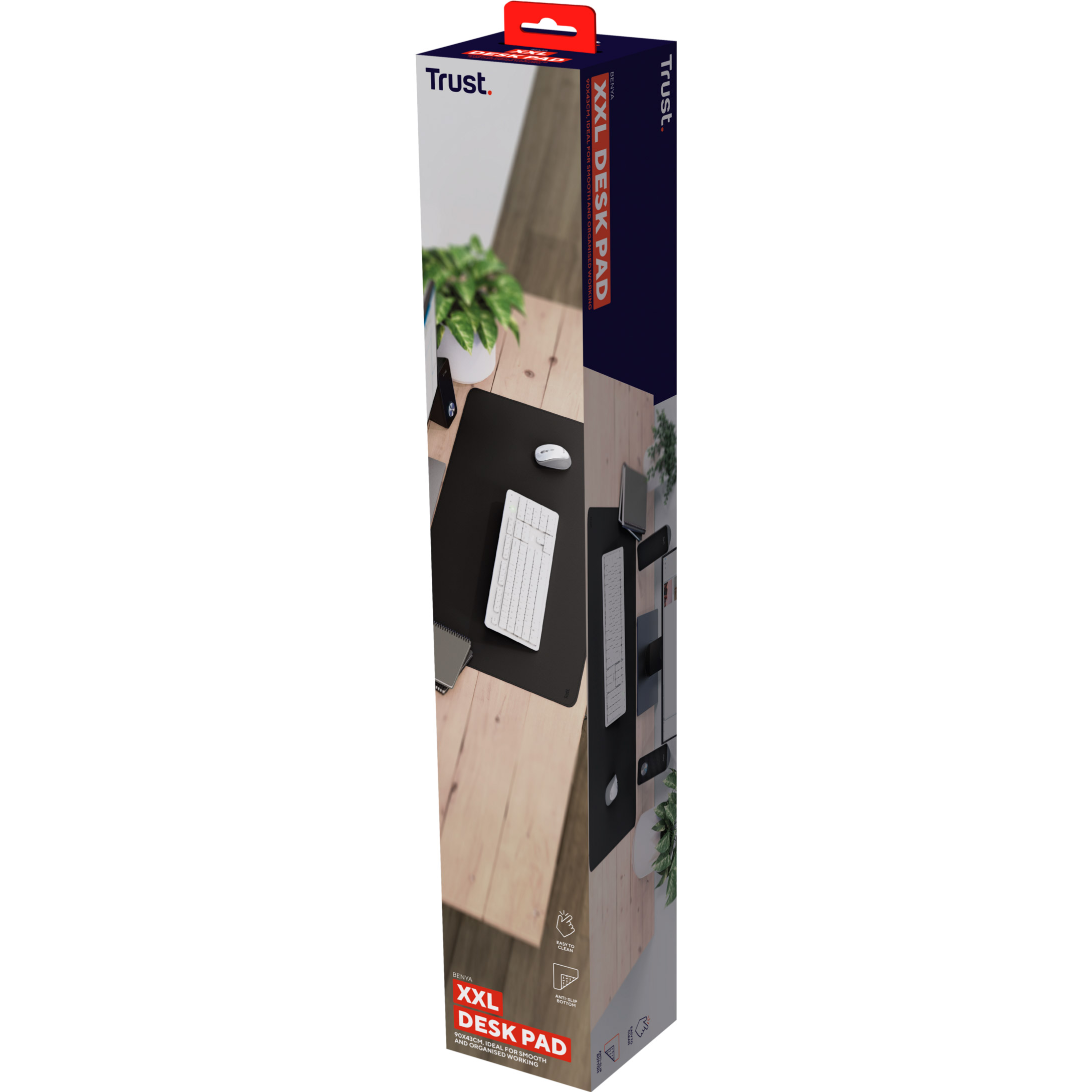 Килимок для миші TRUST Benya Desk Pad XXL Black (25710)