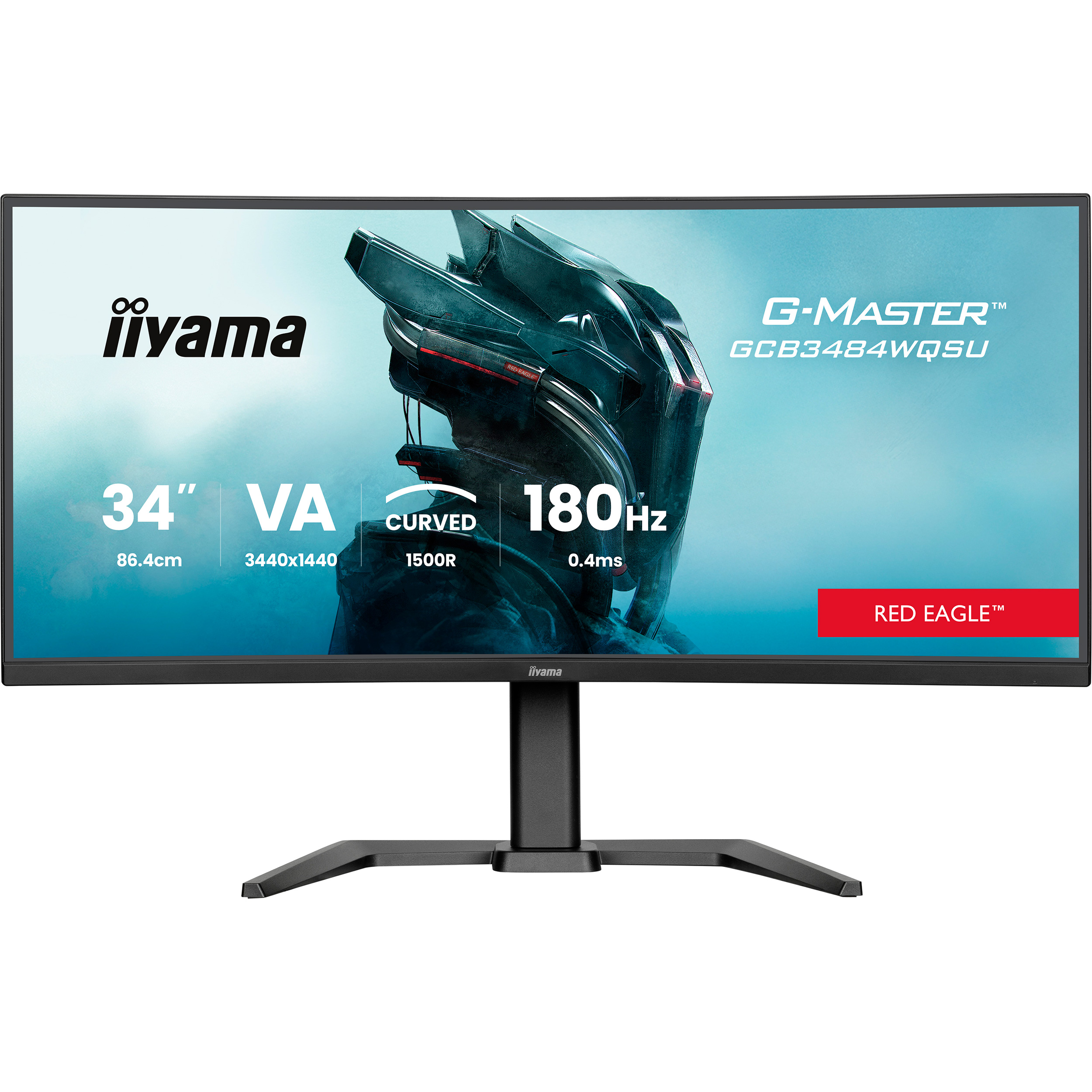 Монитор 34" IIYAMA G-Master GCB3484WQSU-B1 Red Eagle