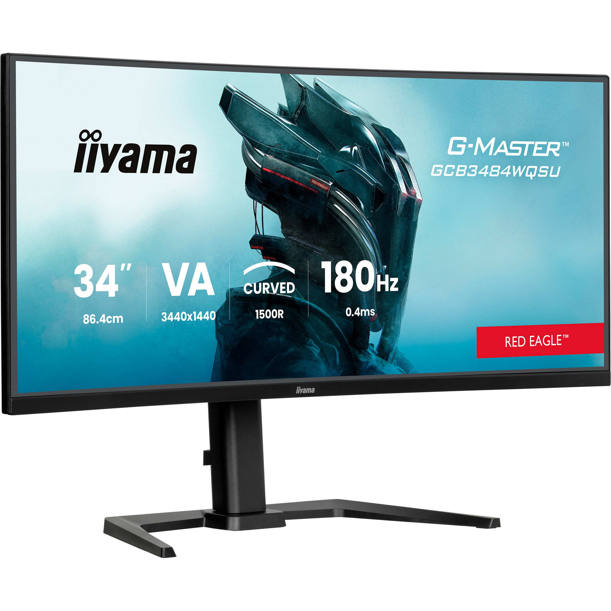 Монитор 34" IIYAMA G-Master GCB3484WQSU-B1 Red Eagle