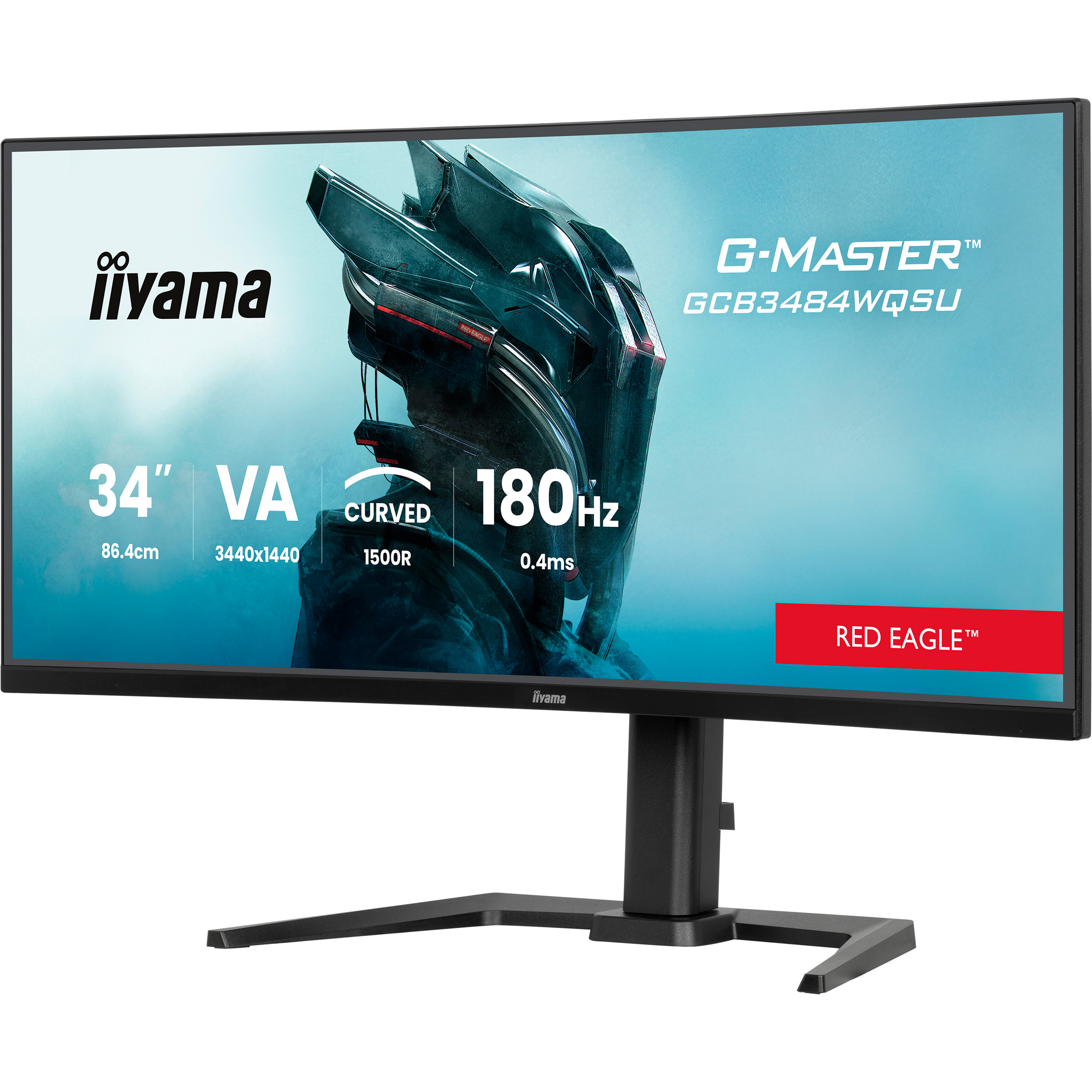 Монитор 34" IIYAMA G-Master GCB3484WQSU-B1 Red Eagle
